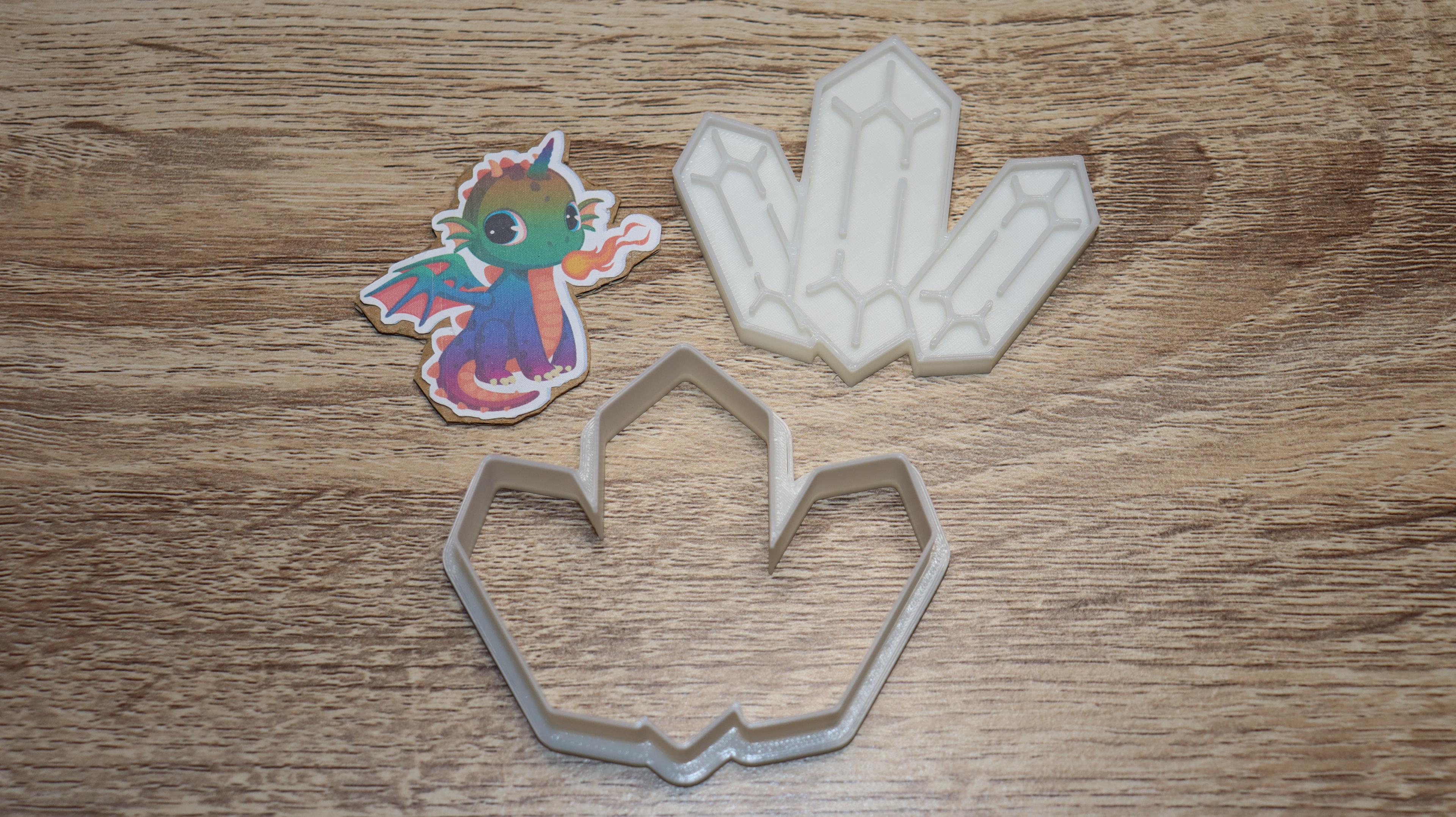 cookie cutter crystal gems 3d model