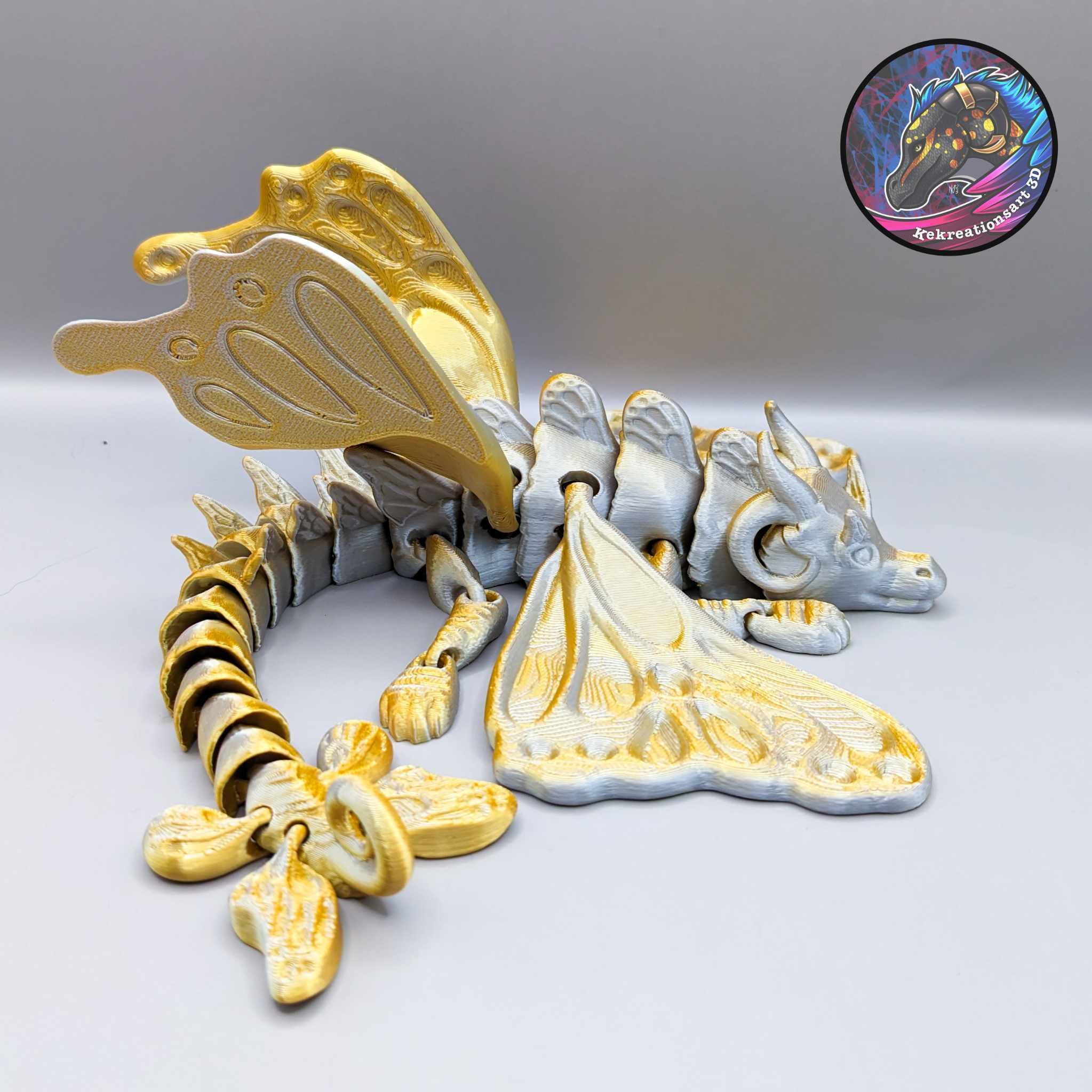 Flexi Butterfly Dragon 3d model