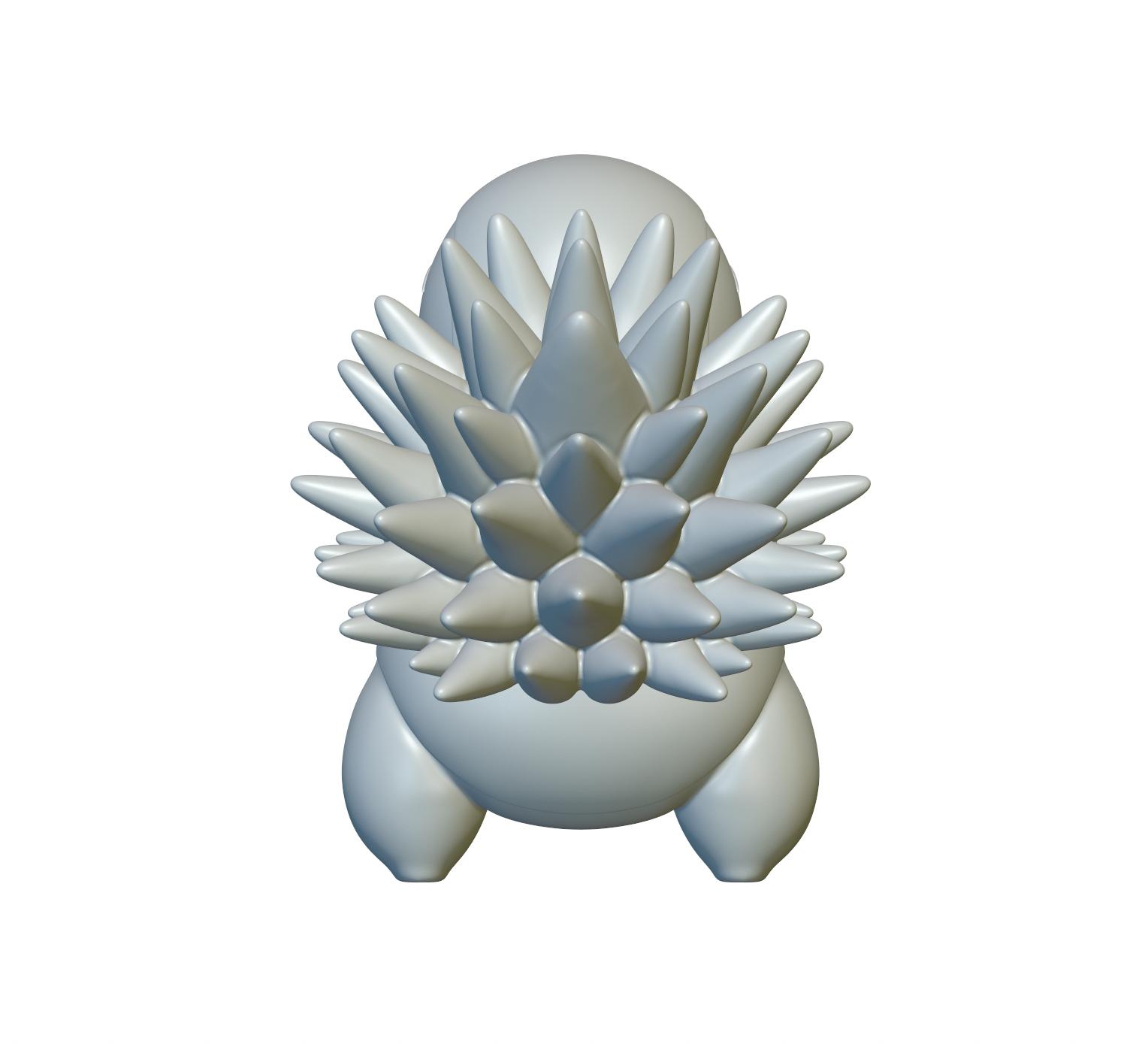 Pokemon Cyndaquil #155 - Optimized for 3D Printing 3d model