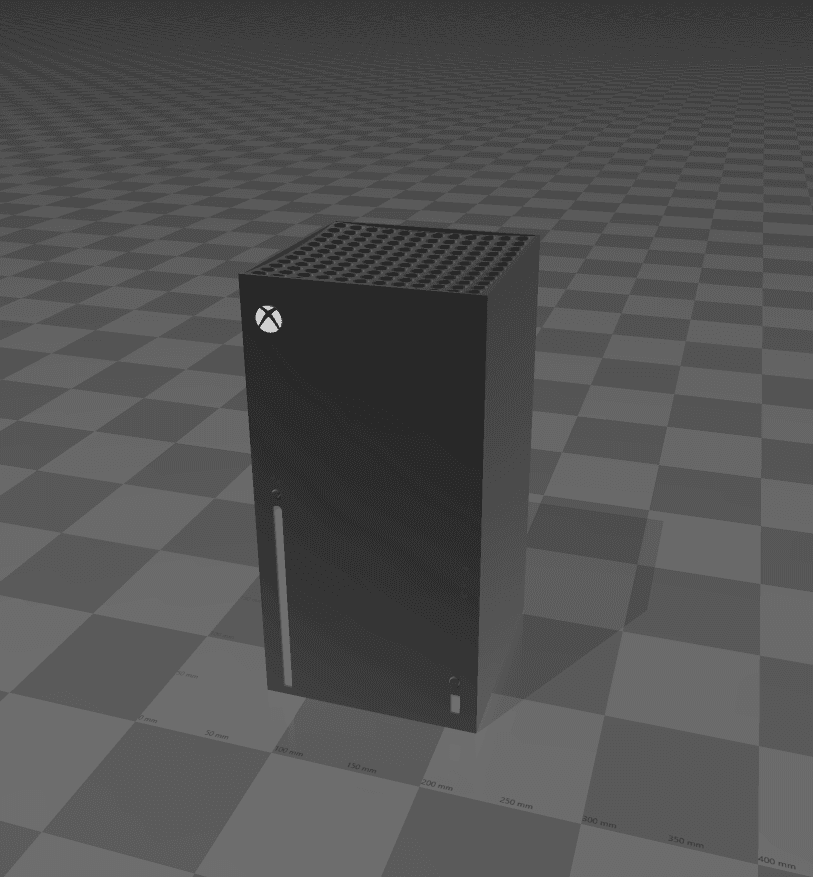 full scale xbox series x container 3d model