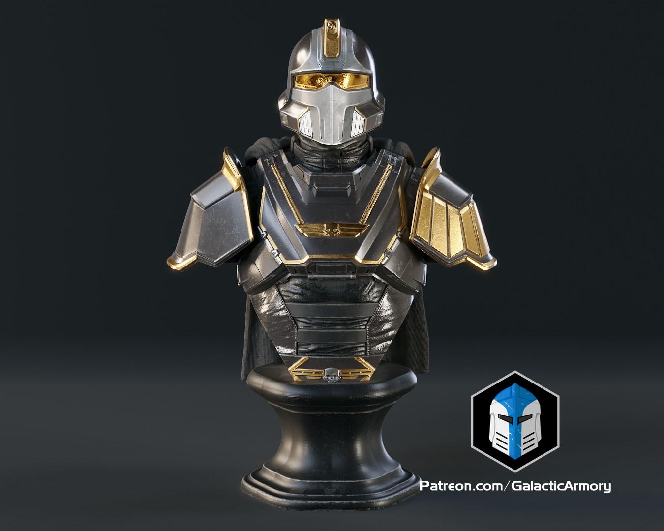 Helldivers 2 - Hero of the Federation Bust - 3D Print Files 3d model