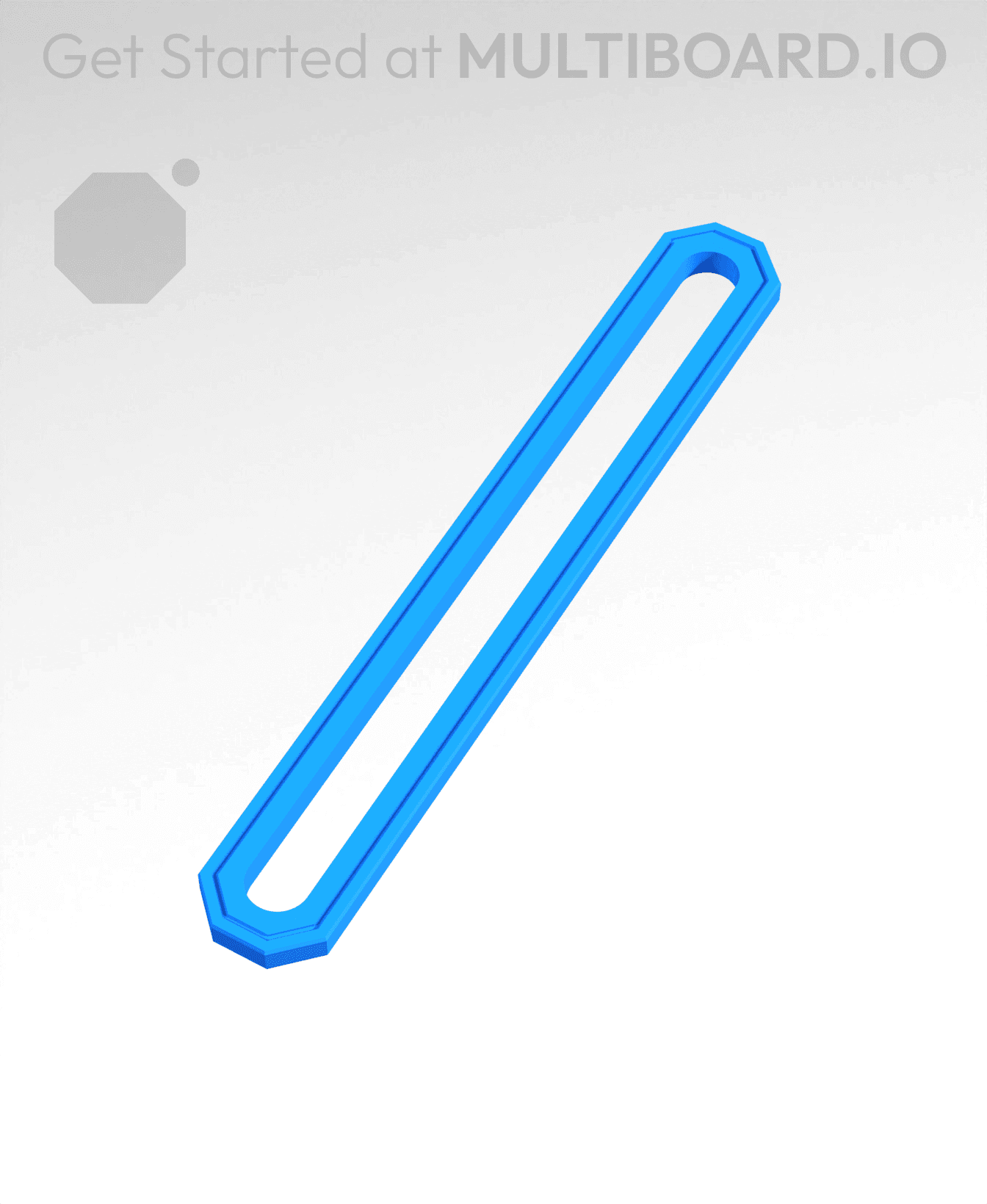 4 mm, Small Sliding Bar 3d model