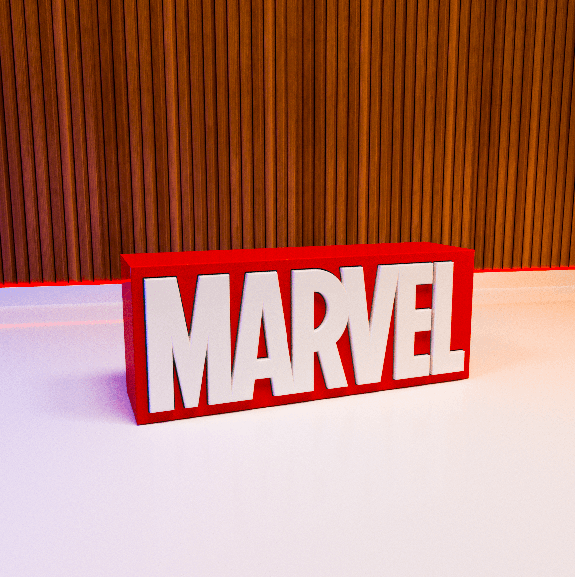 MARVEL - DECOR 3d model