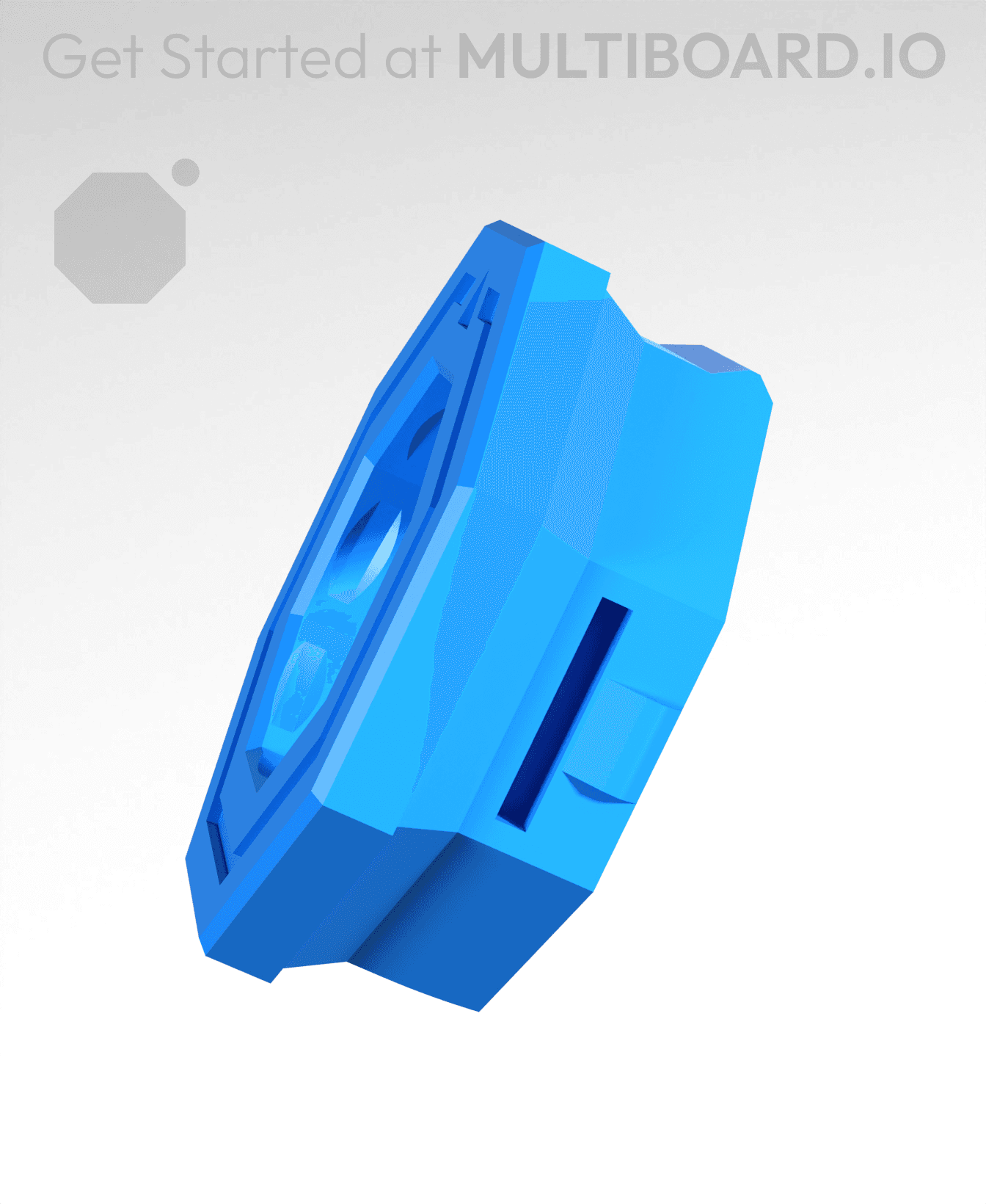 Weight-Bearing Directional Snap 3d model