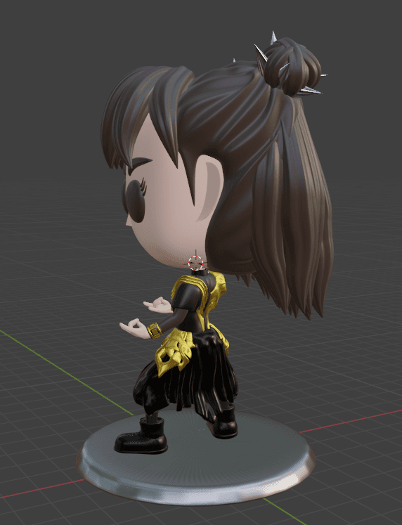 Babymetal Momometal Funko style 3d model