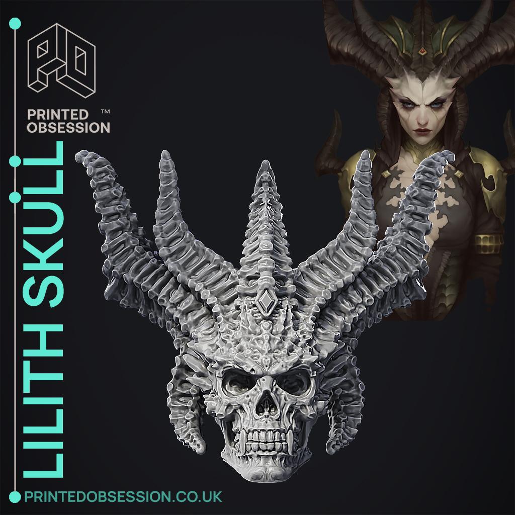 Lilith's Skull - Diablo V - Fan Art 3d model