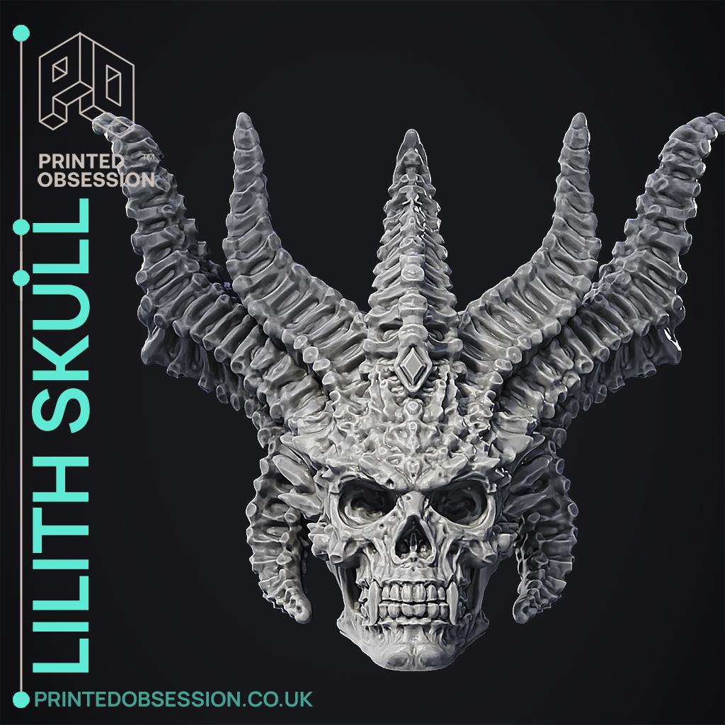 Lilith's Skull - Diablo V - Fan Art 3d model