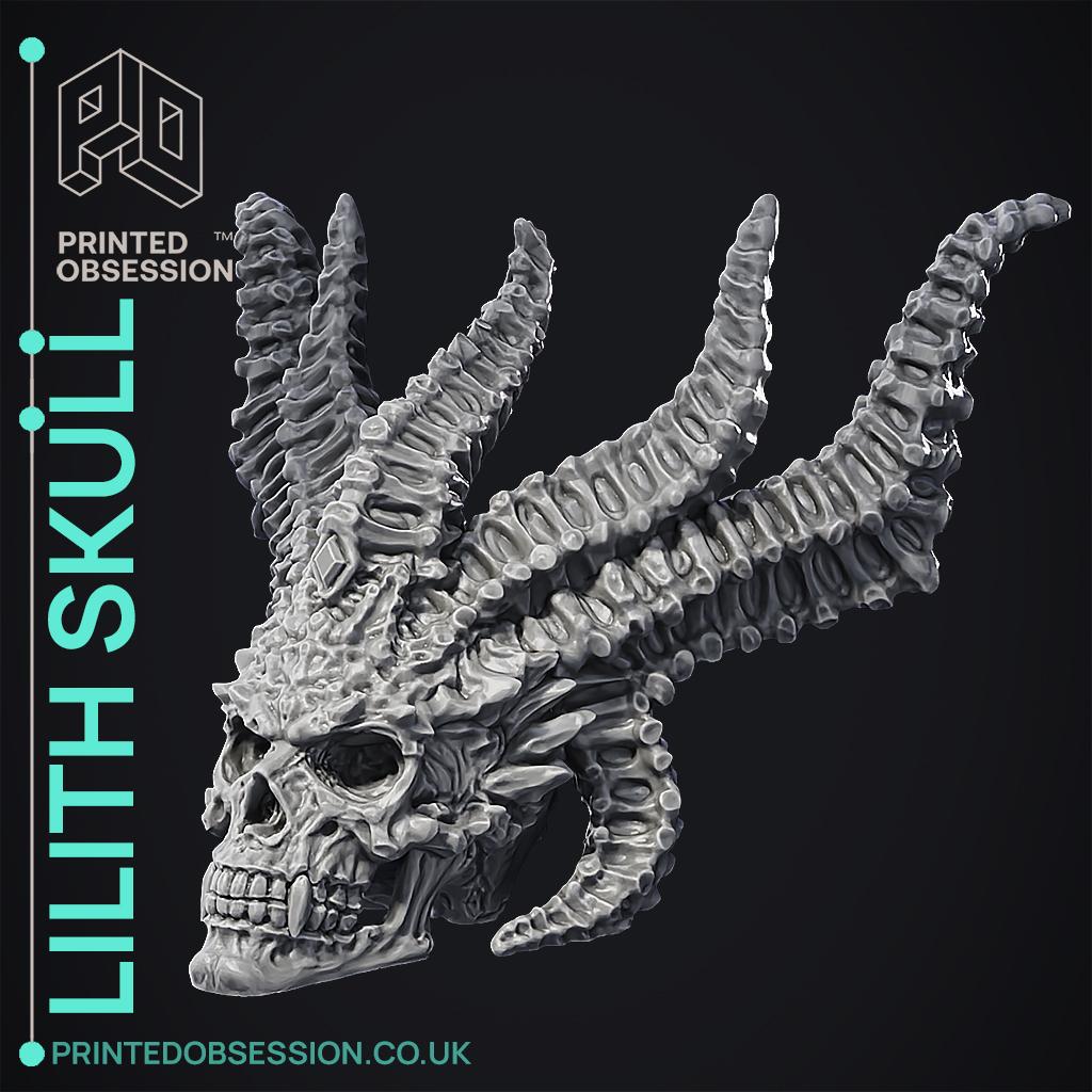 Lilith's Skull - Diablo V - Fan Art 3d model