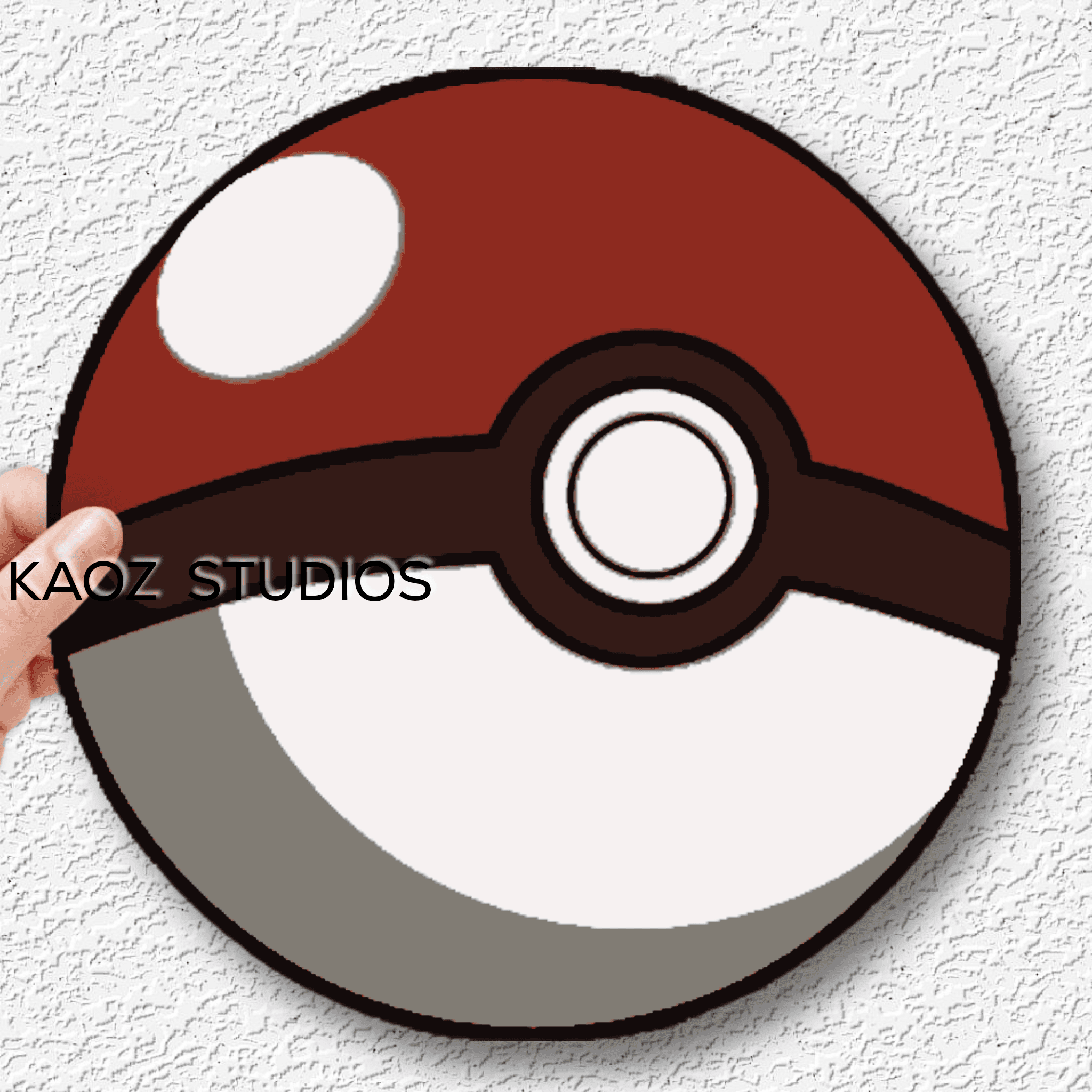 pokeball wall art pokemon wall decor easy to print 3d model