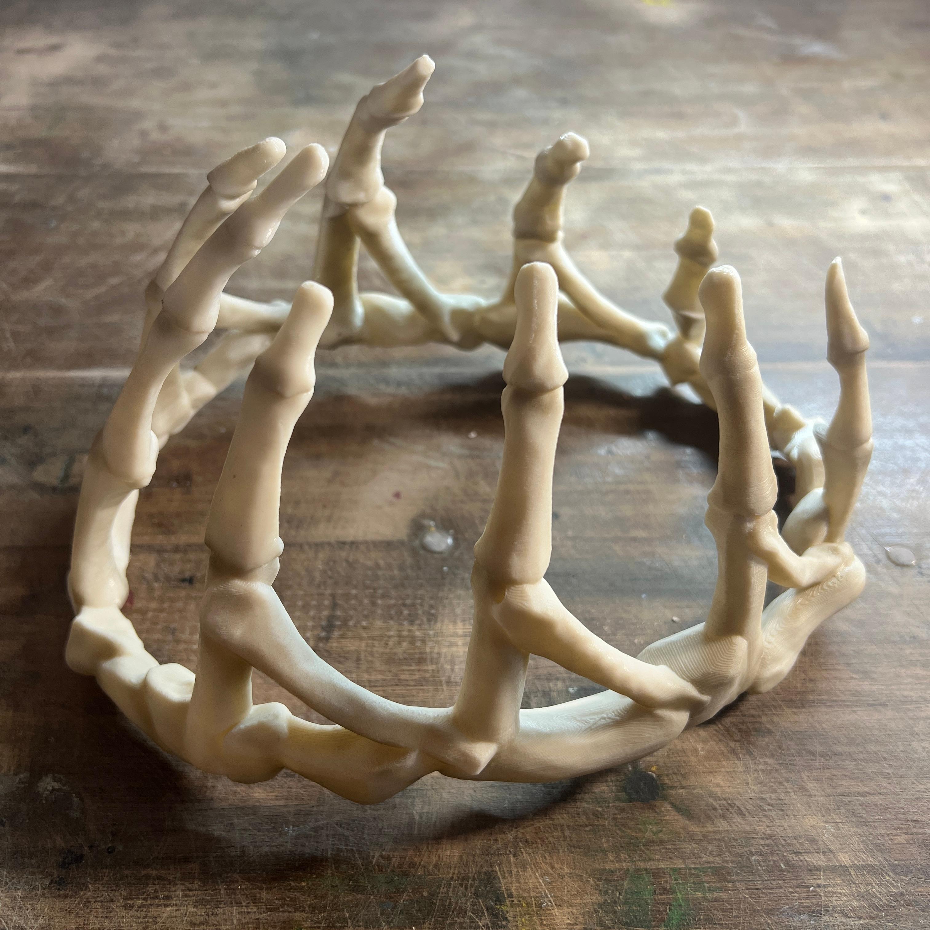 Skeletal Bone Crown 3D Print Model 3d model