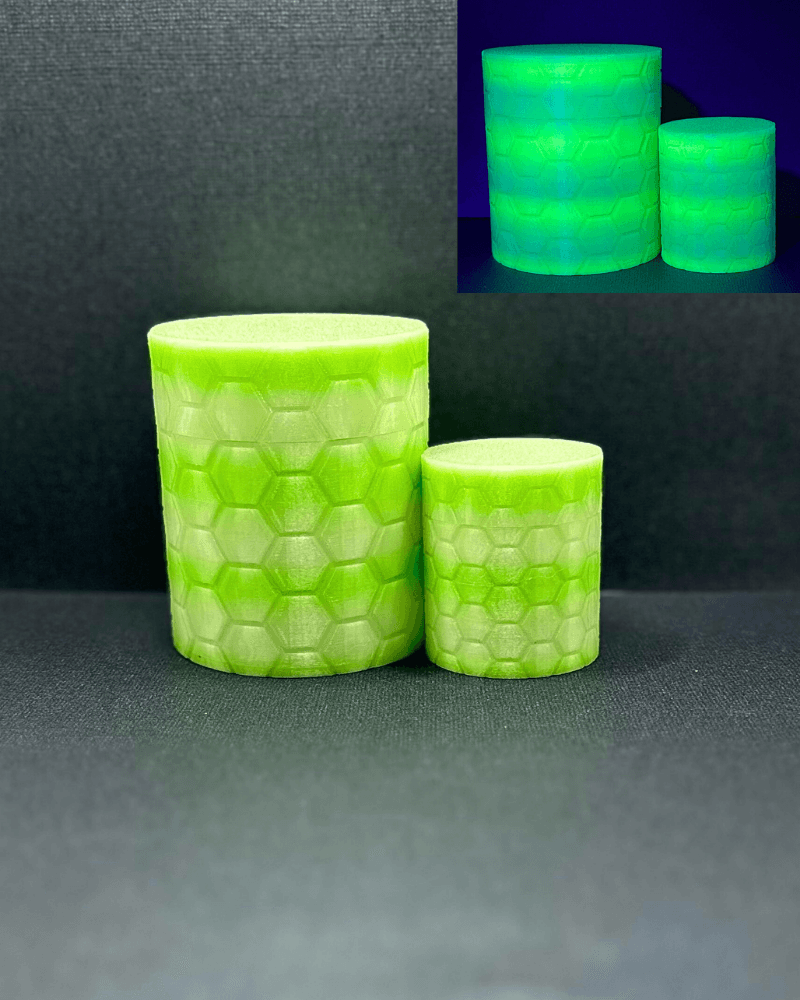 Small Hex Stash Jar V2 3d model