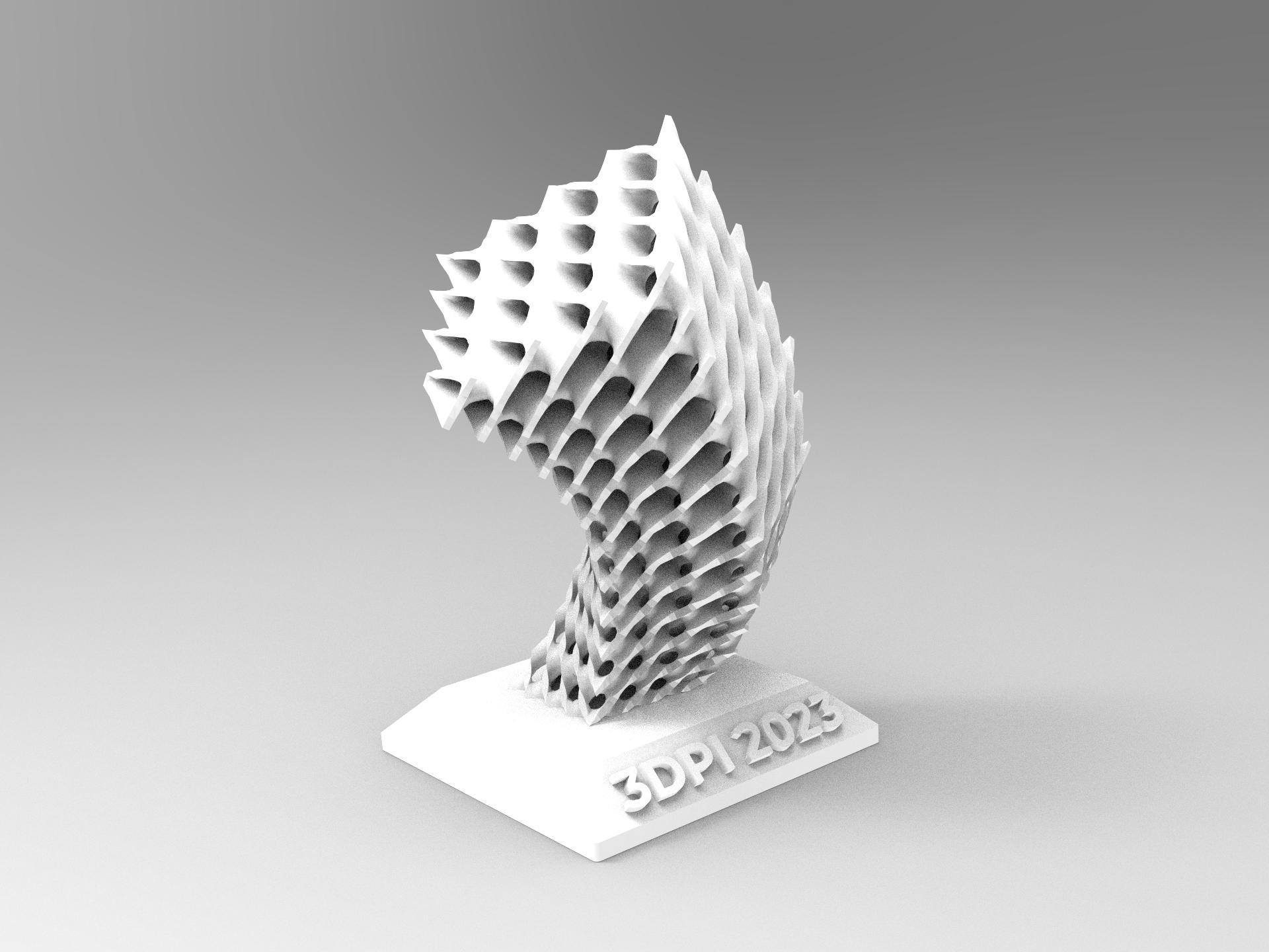 Schwarz D morph trophy.stl 3d model