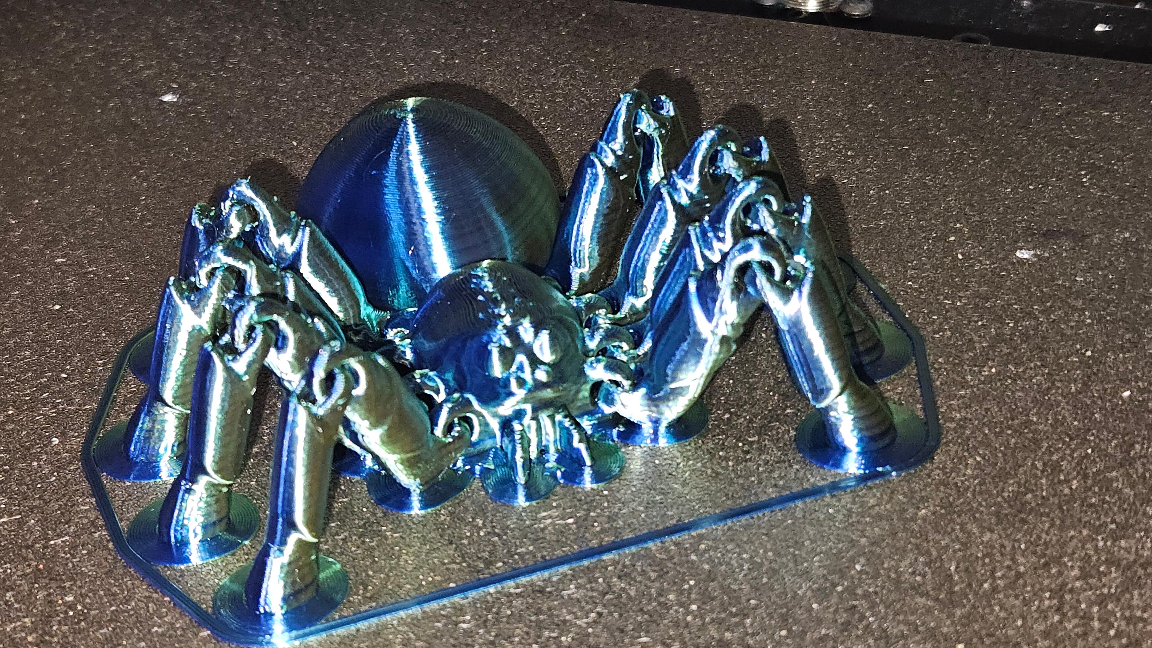 MINI FLEXI SPIDER - https://www.instagram.com/reel/C_bz6JstaMT/?igsh=cGEzMnAwNWdkNW84

Printed by me designed by Melvin - 3d model