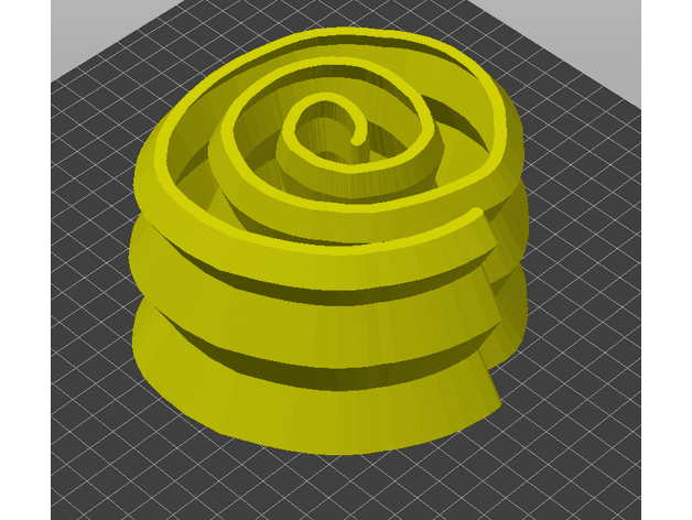 Freehand Spiral 3d model