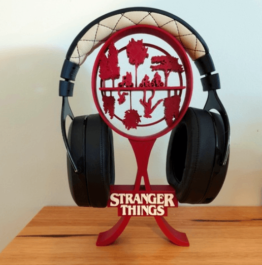 Stranger Things Headphone Stand 3d model