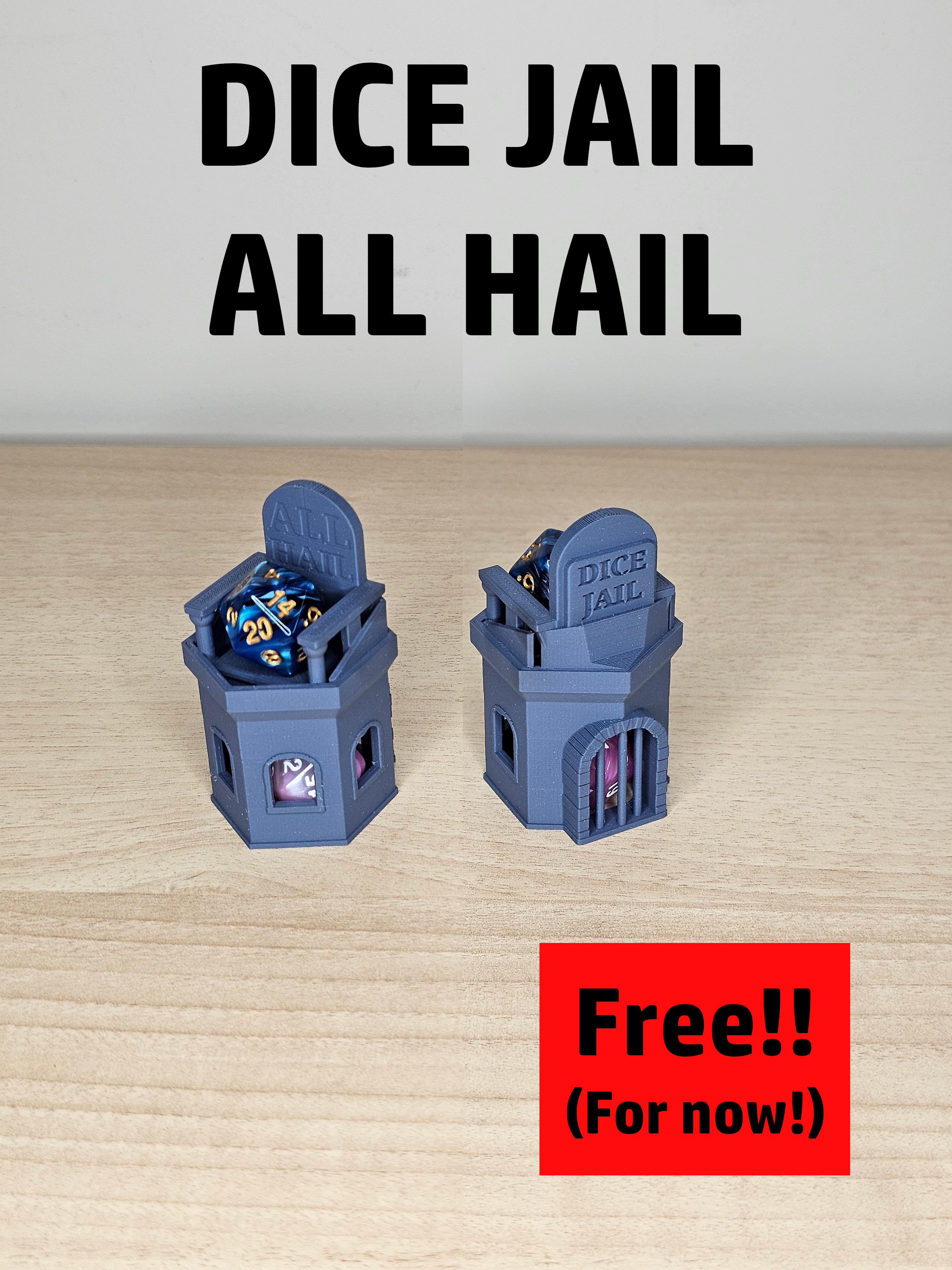 Dice Jail / All Hail | Dungeons and Dragons Dice Jail 3d model