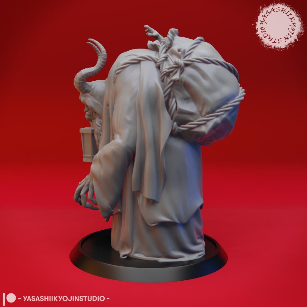 Krampus - Tabletop Miniature (Pre-Supported) 3d model