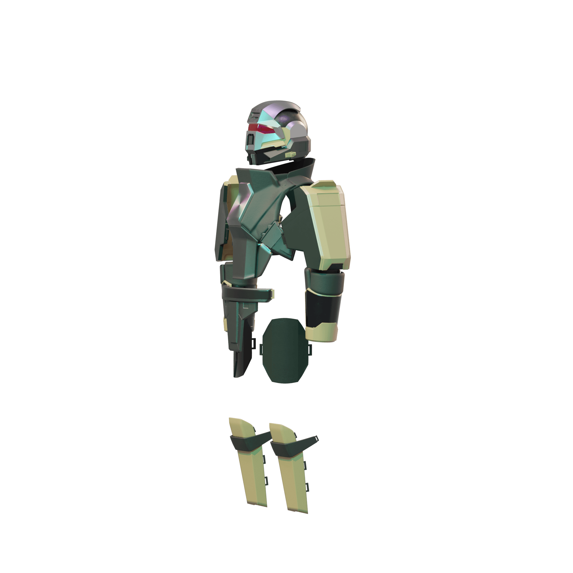 Helldivers 2 Dreadnaught Armor 3d model