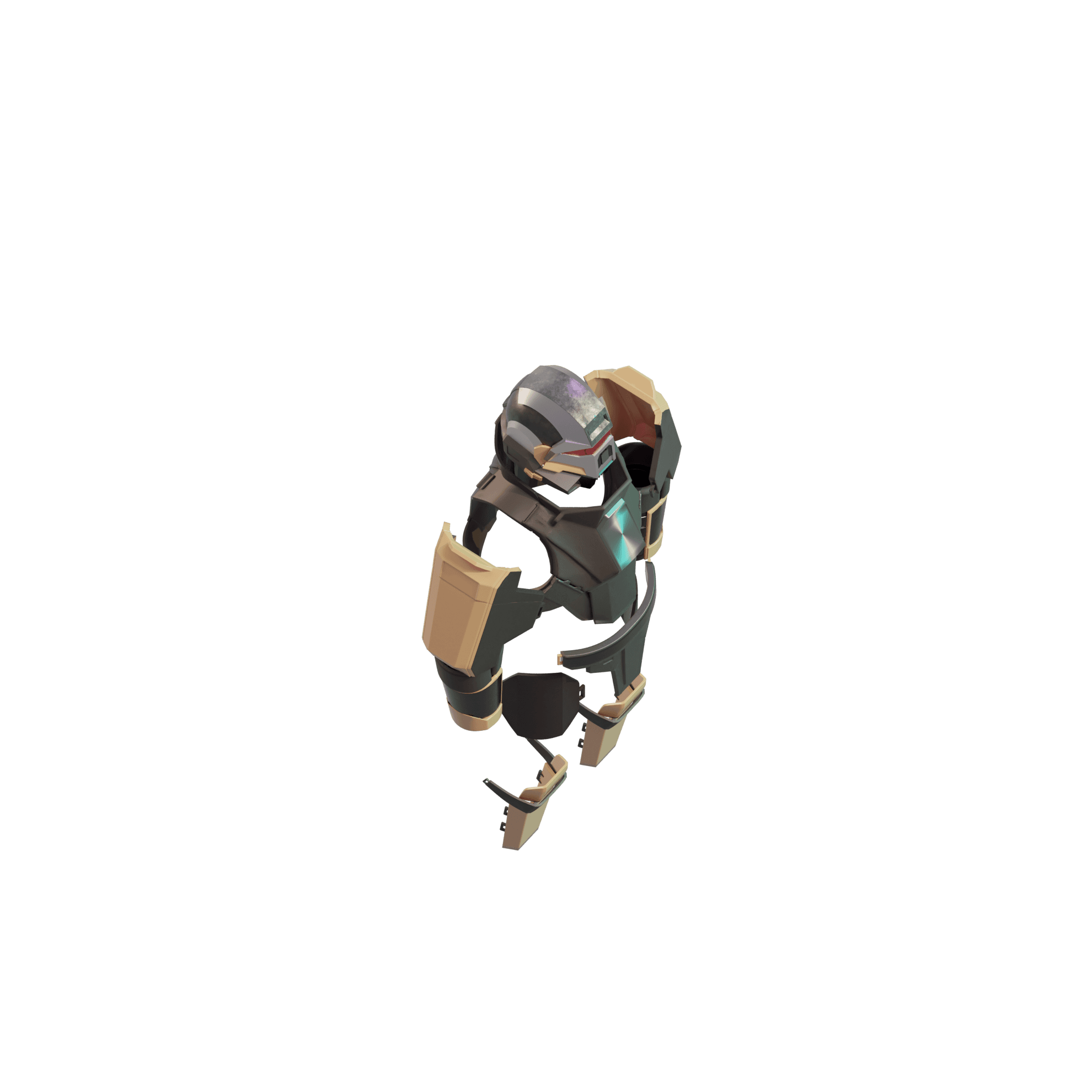 Helldivers 2 Dreadnaught Armor 3d model