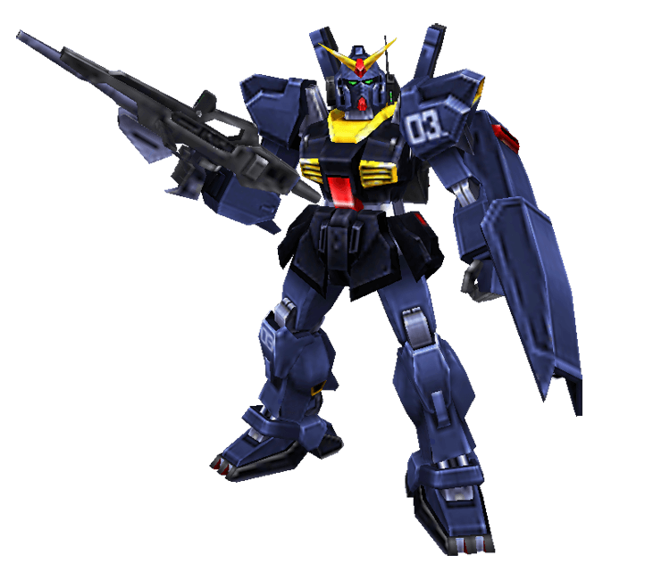 RX-178 Gundam Mk-II Titans 3d model