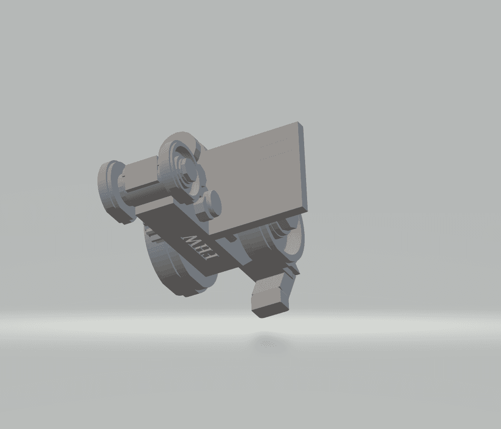 FHW: Worker Bots accelerator Cannon V1.2 a 3d model