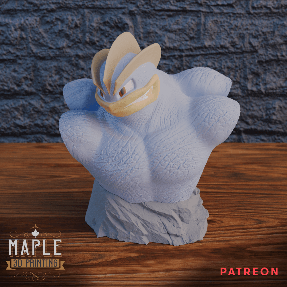 Machamp Bust 3d model