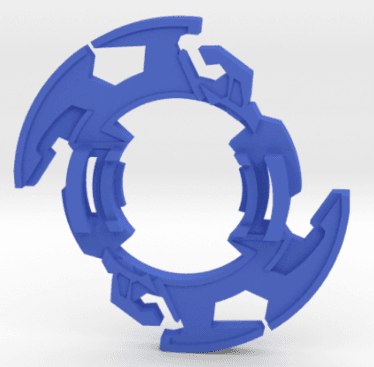 BEYBLADE DRANZER S | COMPLETE | PLASTIC GEN SERIES 3d model