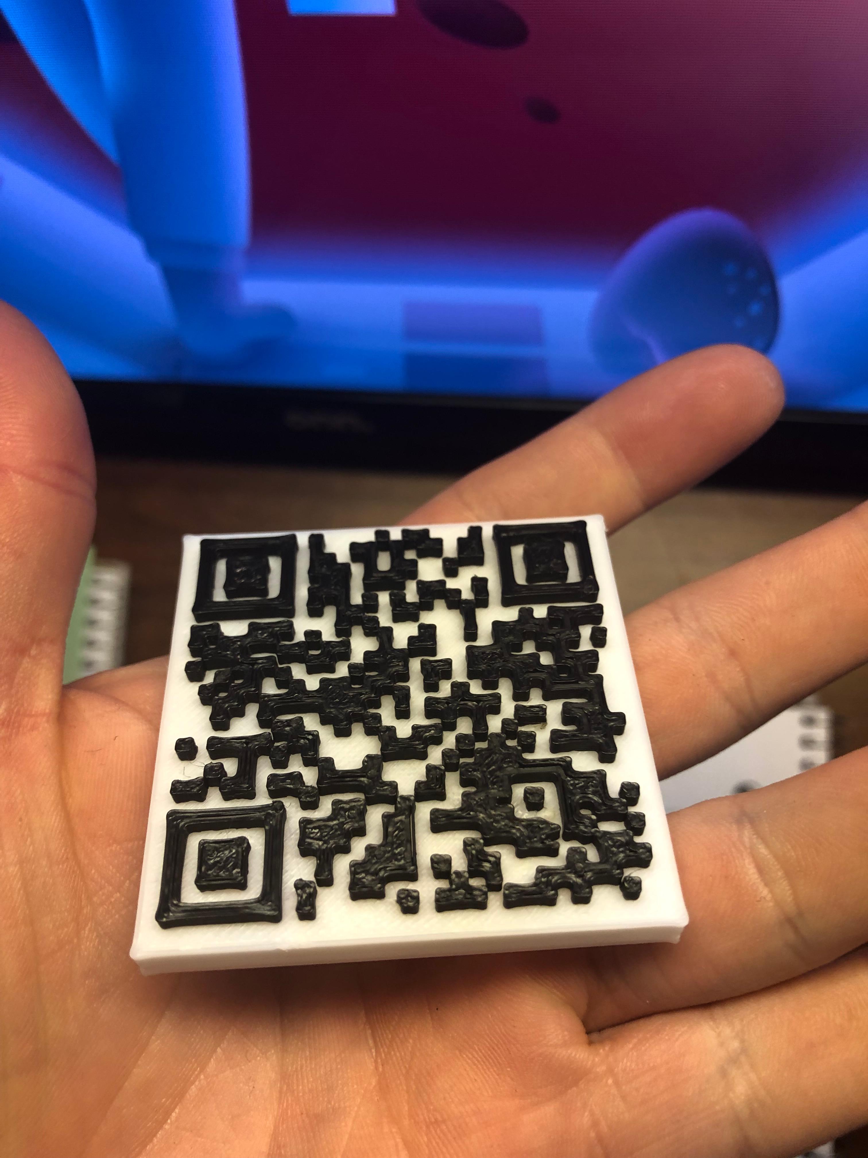 Rick Roll QR Code Block 3d model