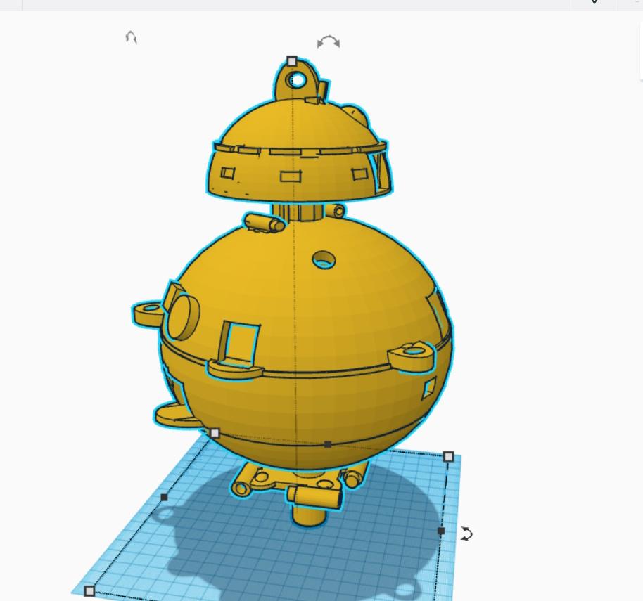 Space Station Bird Hotel 3d model