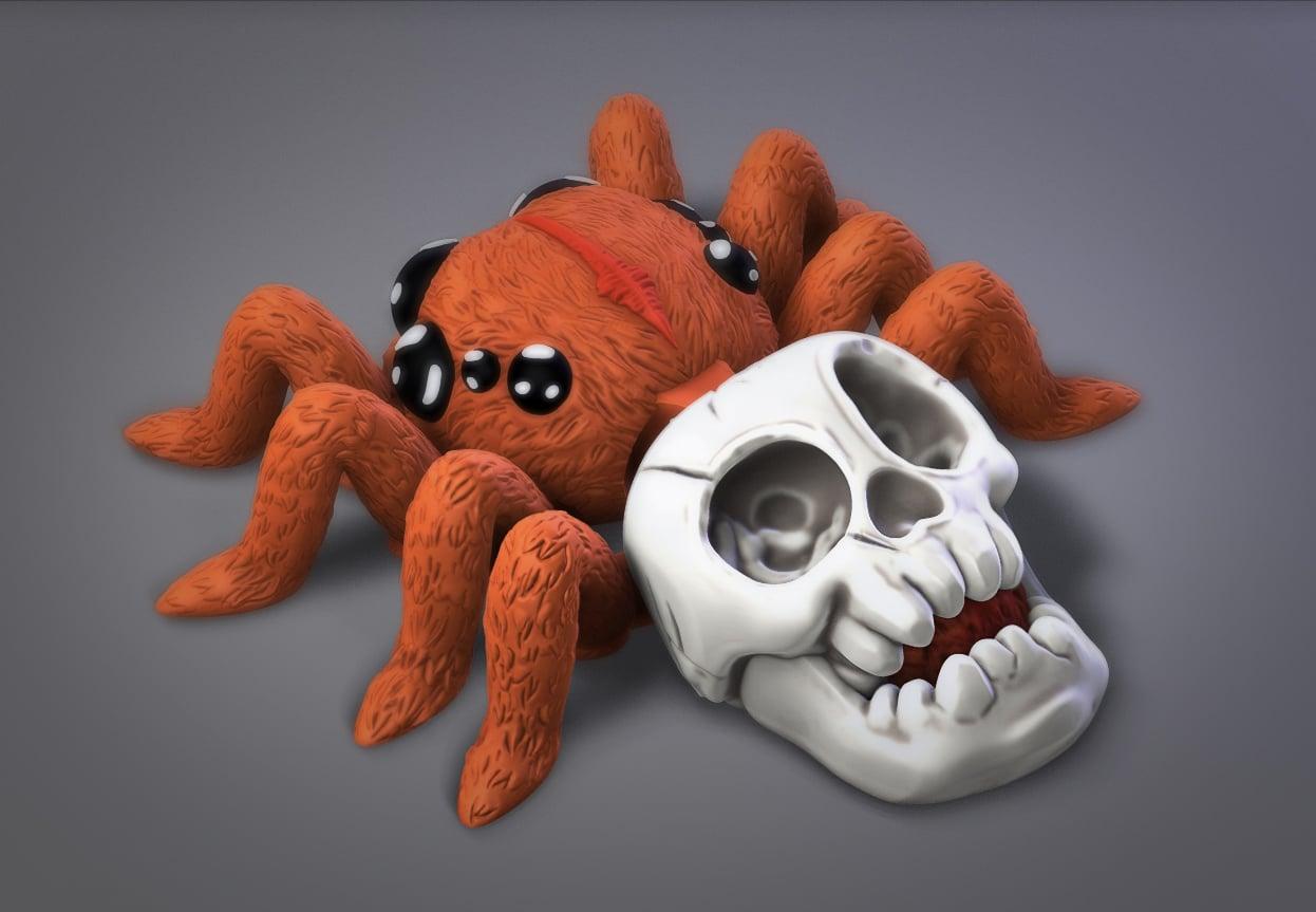 Spider Skull 3d model
