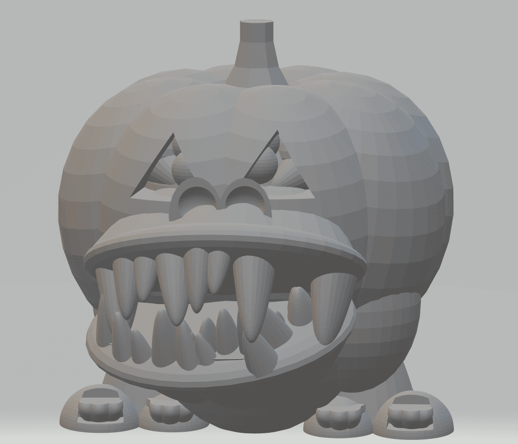 FHW: Oxchan/ Zorblin Gerb in pumpkin costume 3d model