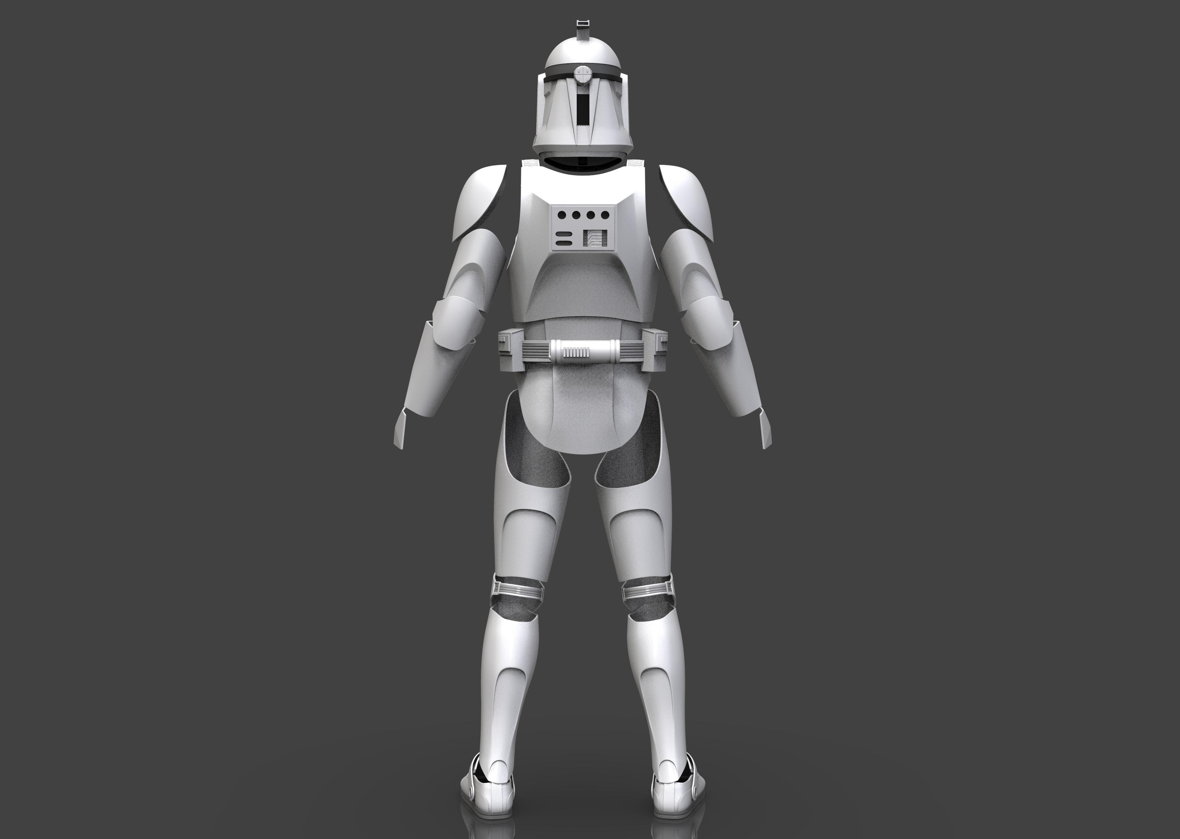 Phase 2 Clone Trooper Armor 3d model