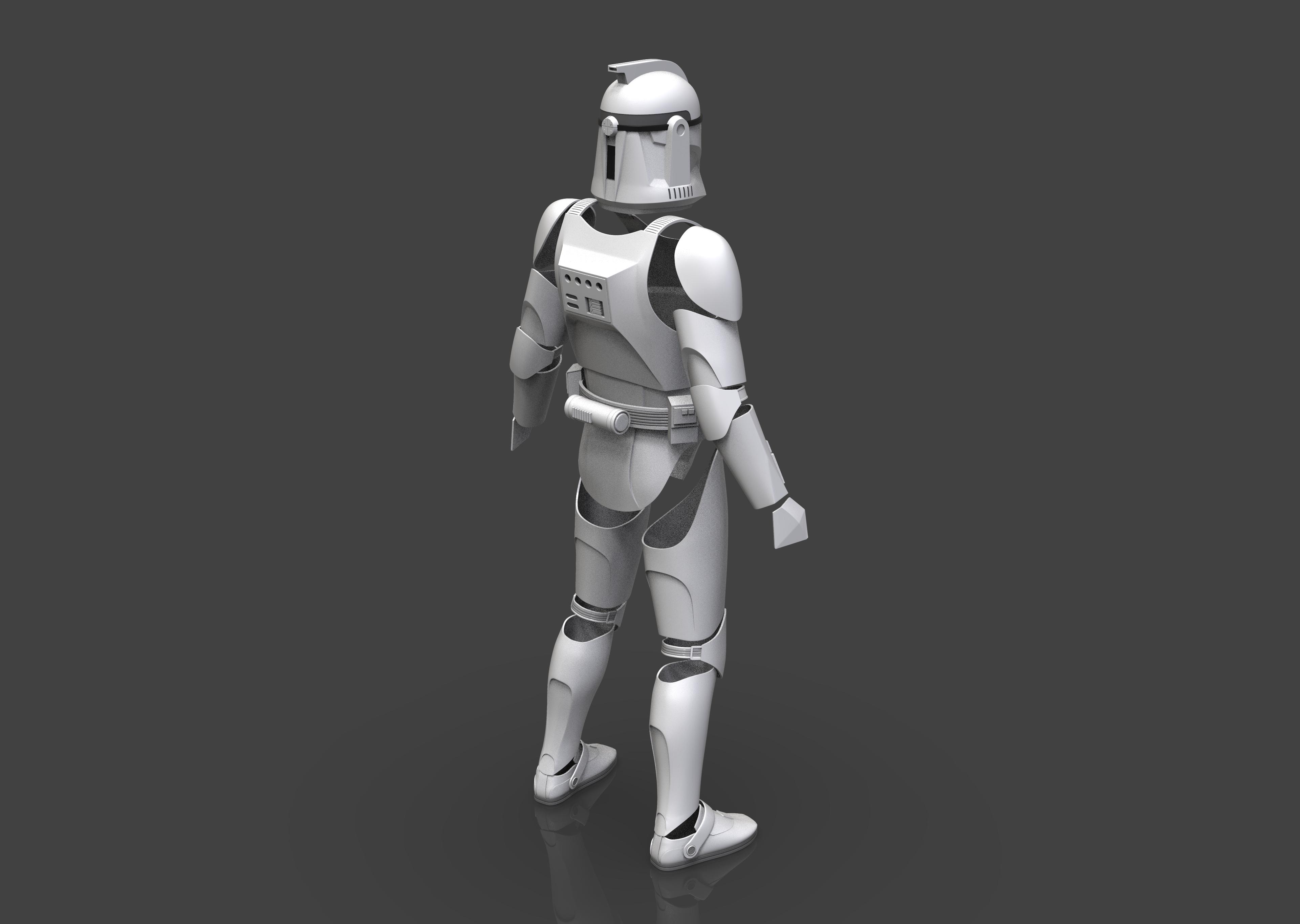 Phase 2 Clone Trooper Armor 3d model