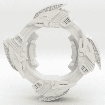 BEYBLADE DRAGOZORD | COMPLETE | POWER RANGERS SERIES 3d model