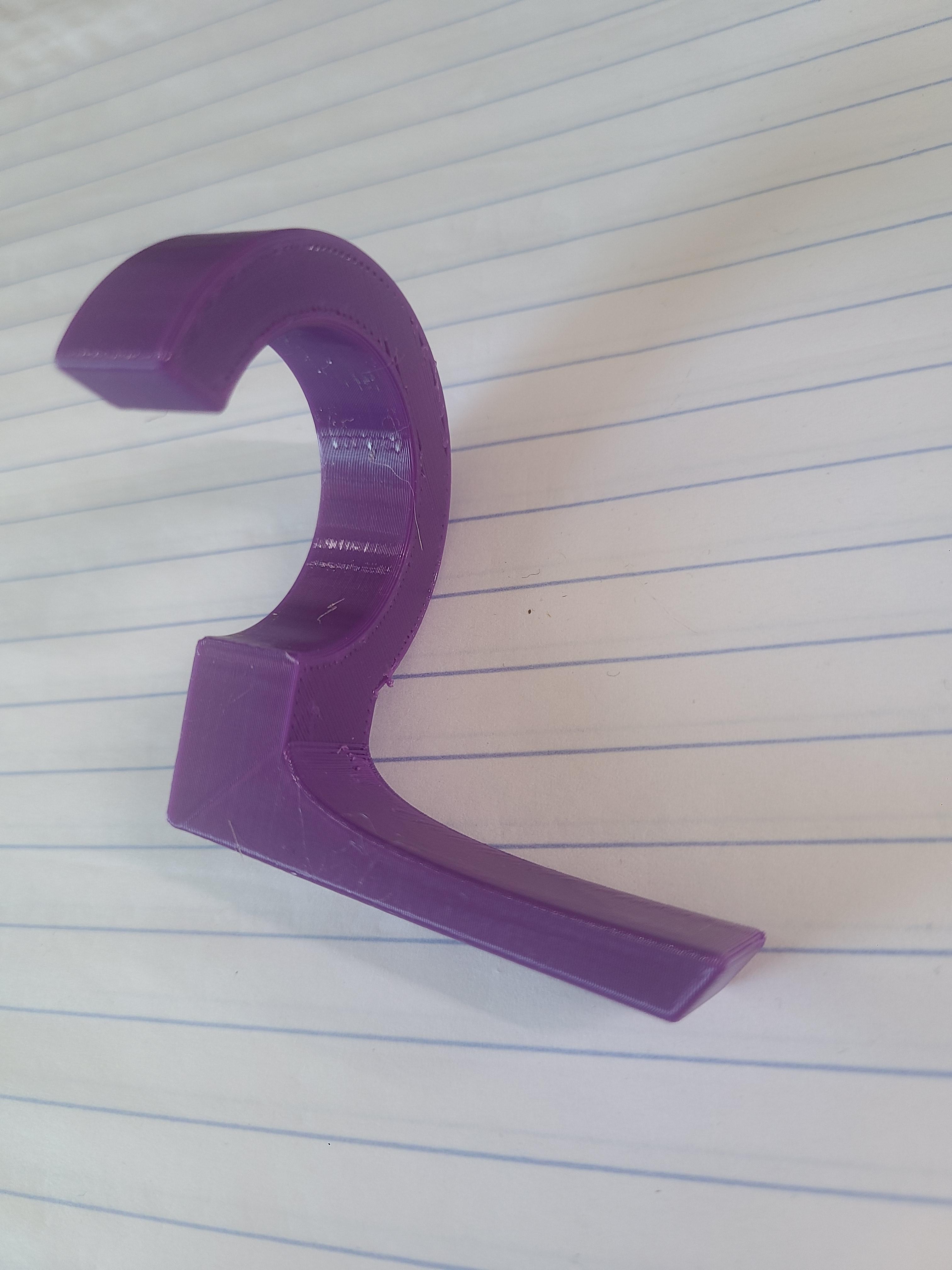 Closet Backpack Hook.stl 3d model