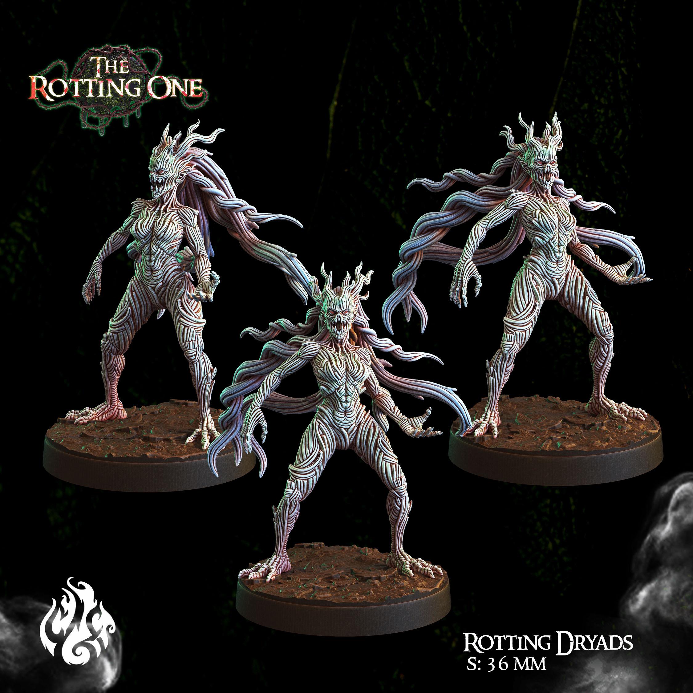 Rotting Dryads 3d model