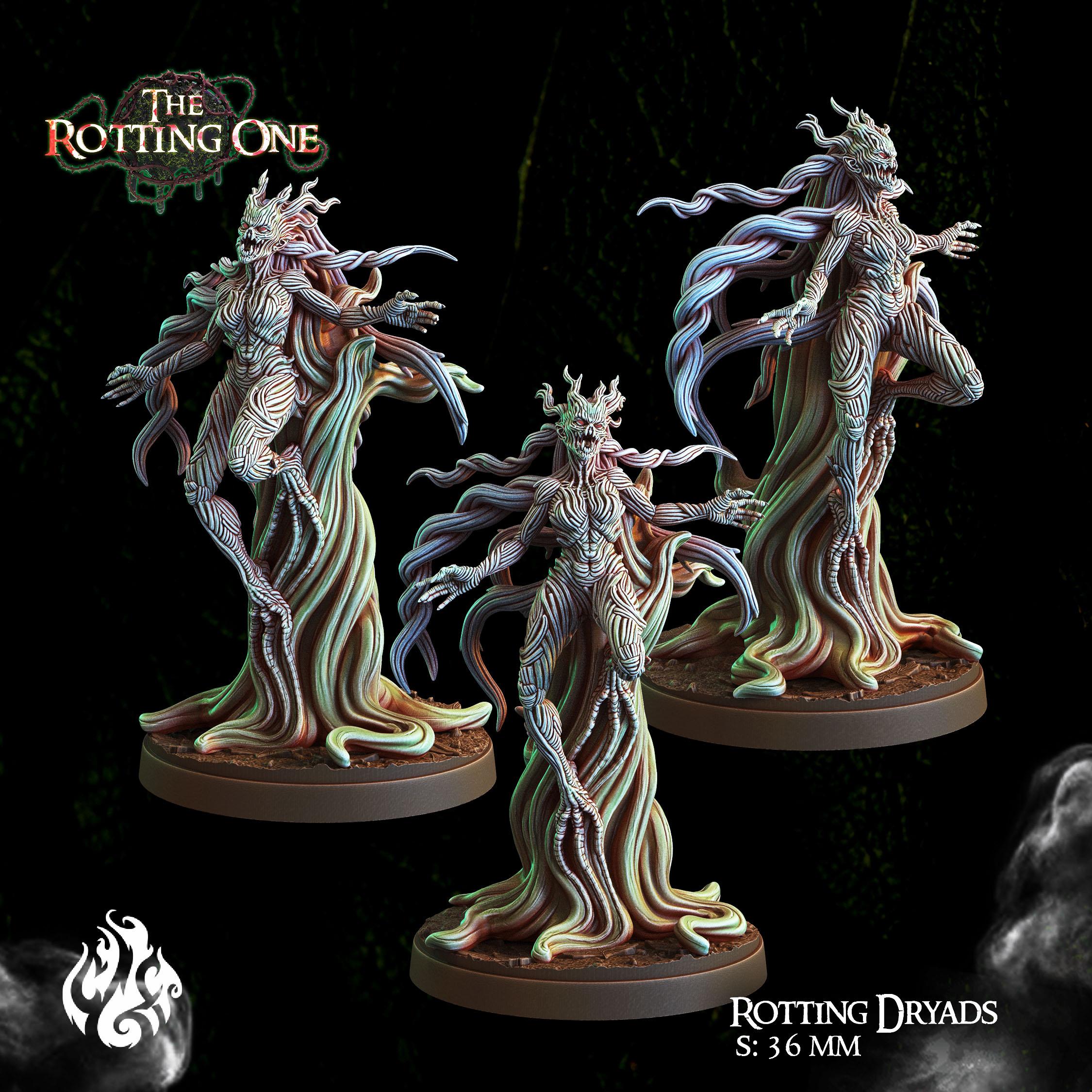 Rotting Dryads 3d model