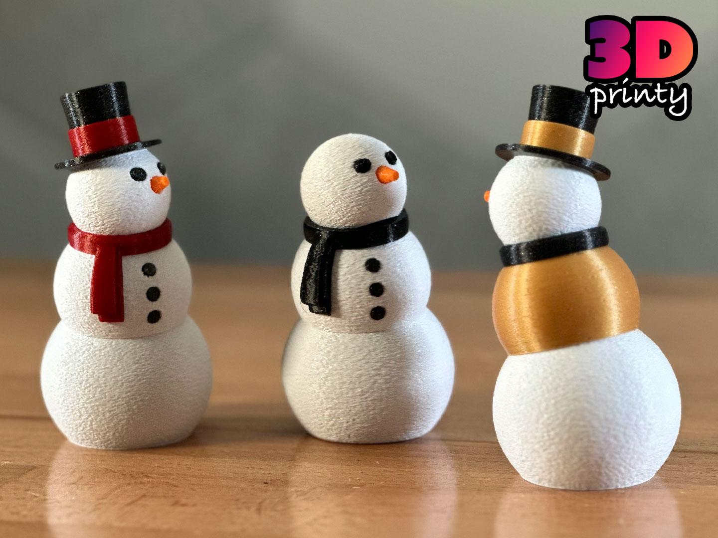 Plain Head for Articulated Snowman Fidget 3d model