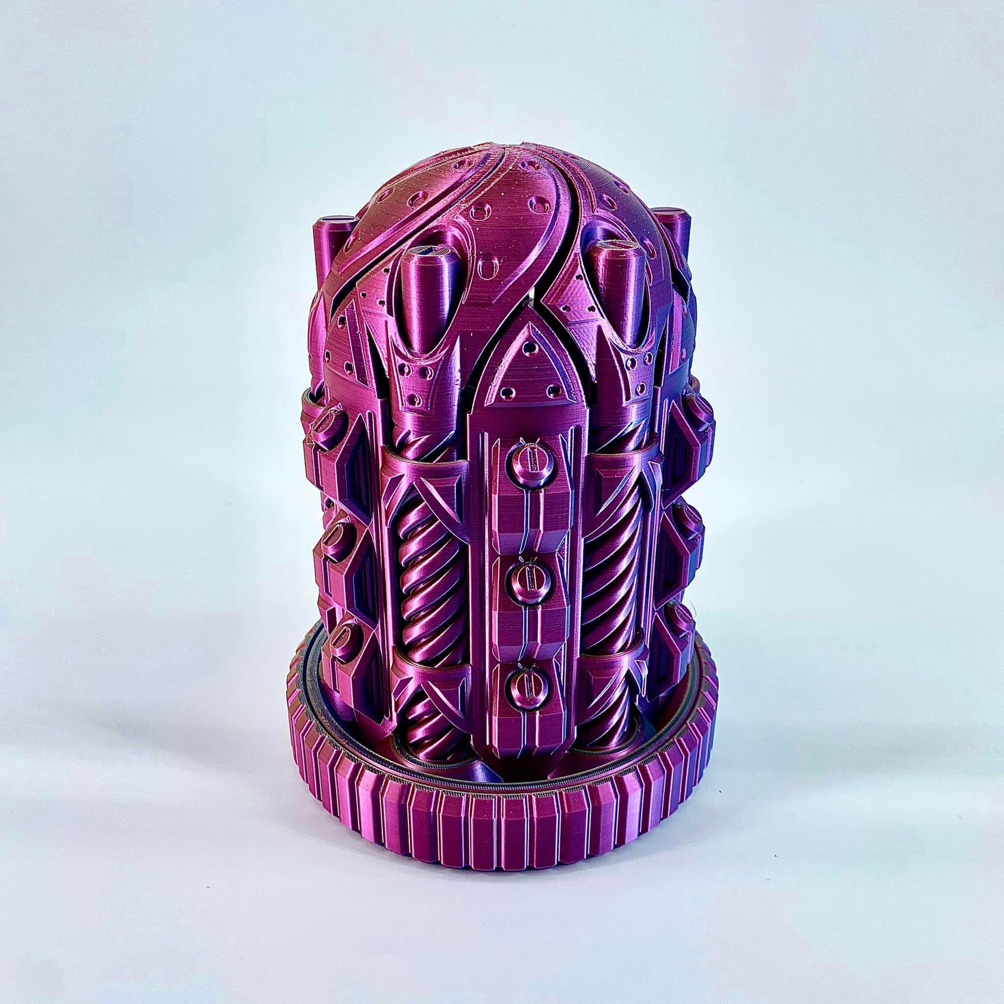 Print In Place Cyberpunk Capsules  3d model