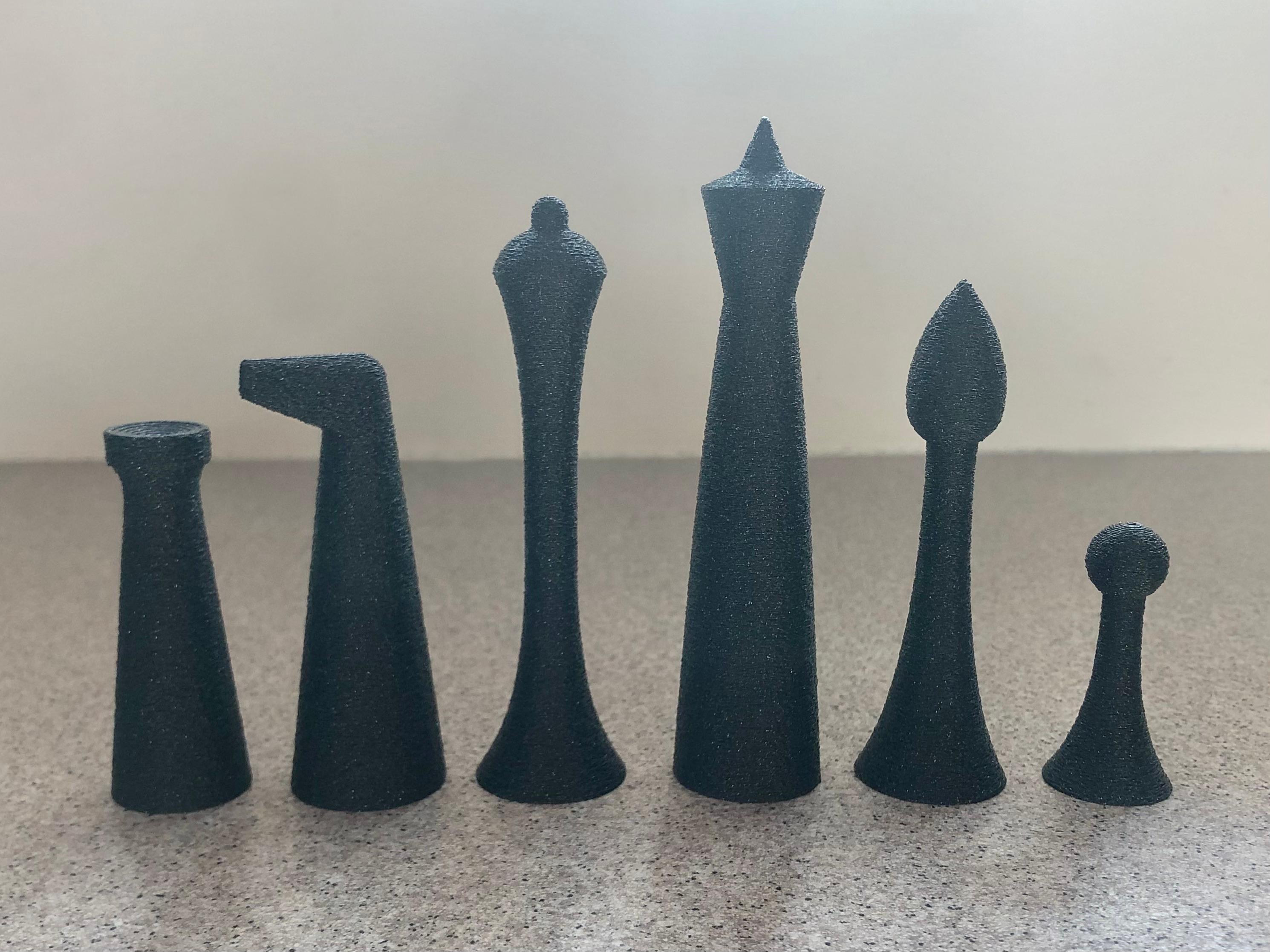 Herman Ohme's Chess Set 3d model