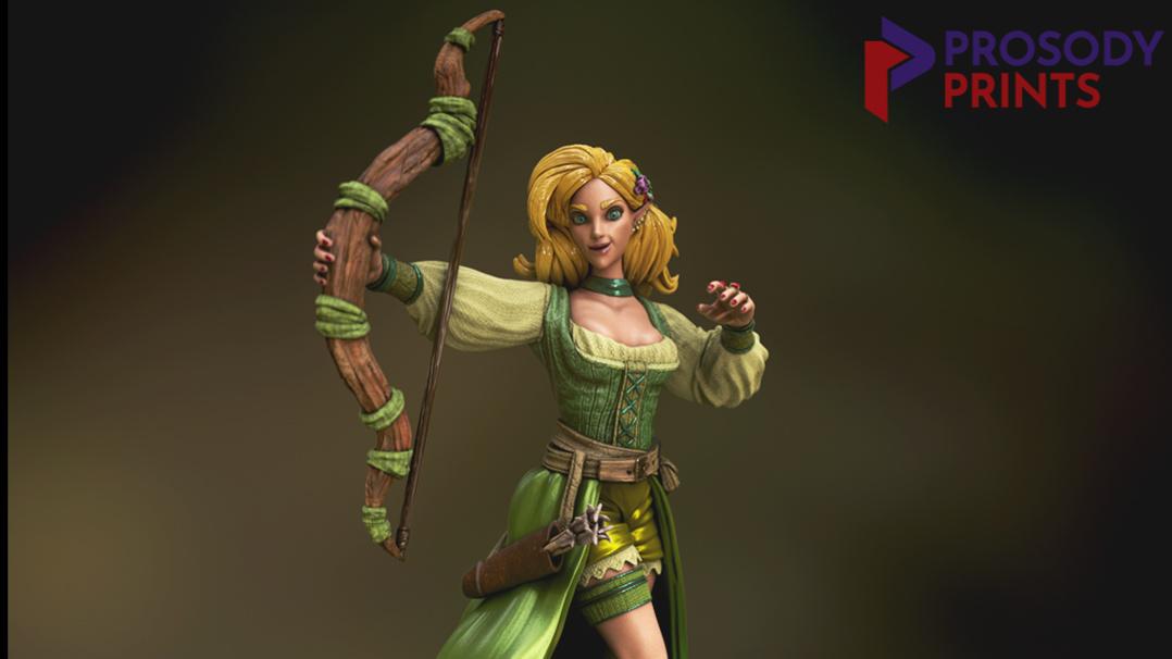 Evelyn Thornehart - 75mm 3d model