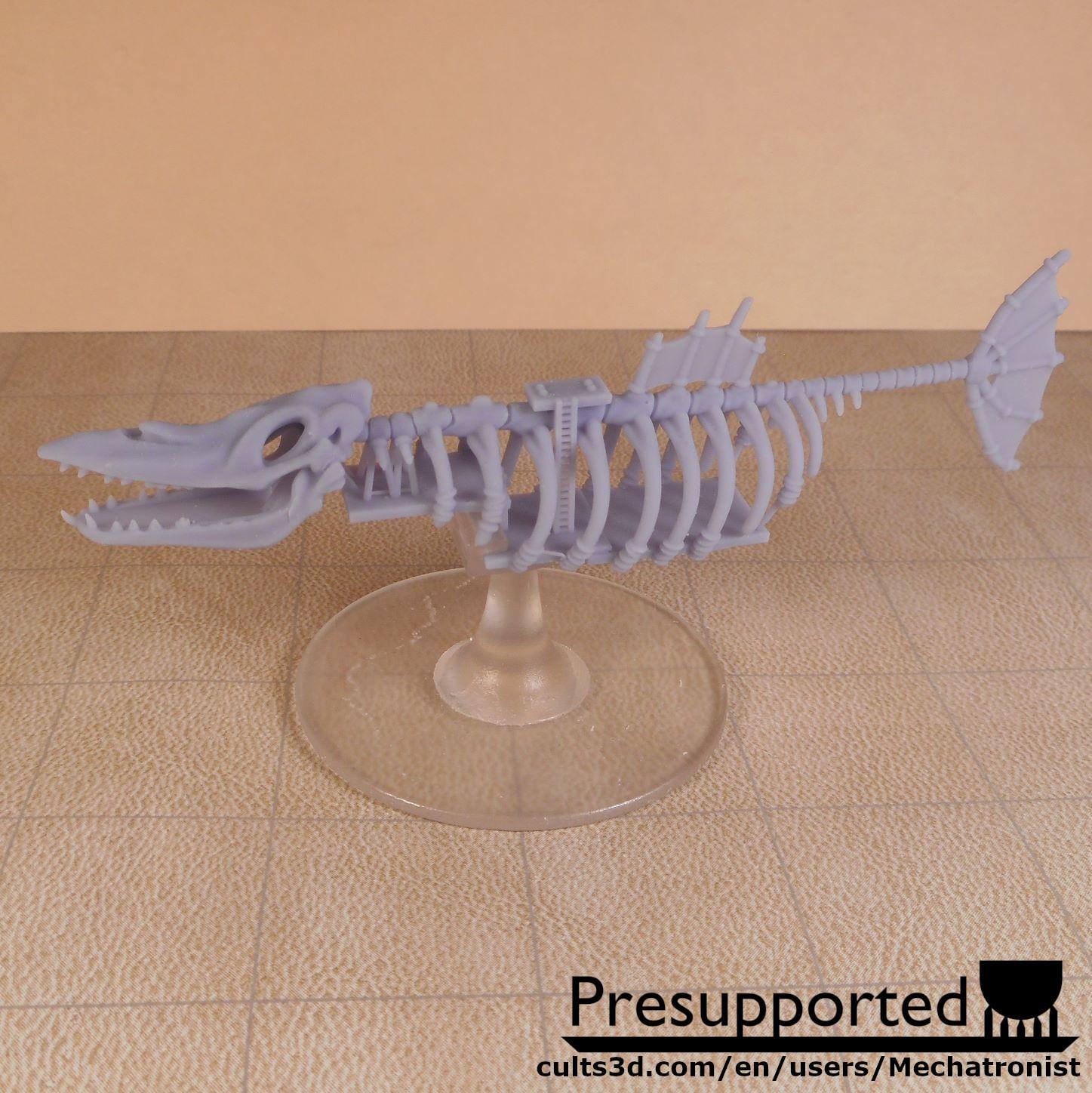 Skeleton Ship Spelljammer Miniature From DnD 2e 3d model