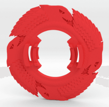 BEYBLADE REX | COMPLETE | GHOST SERIES 3d model