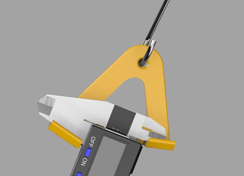 Simple Caliper Holder 3d model