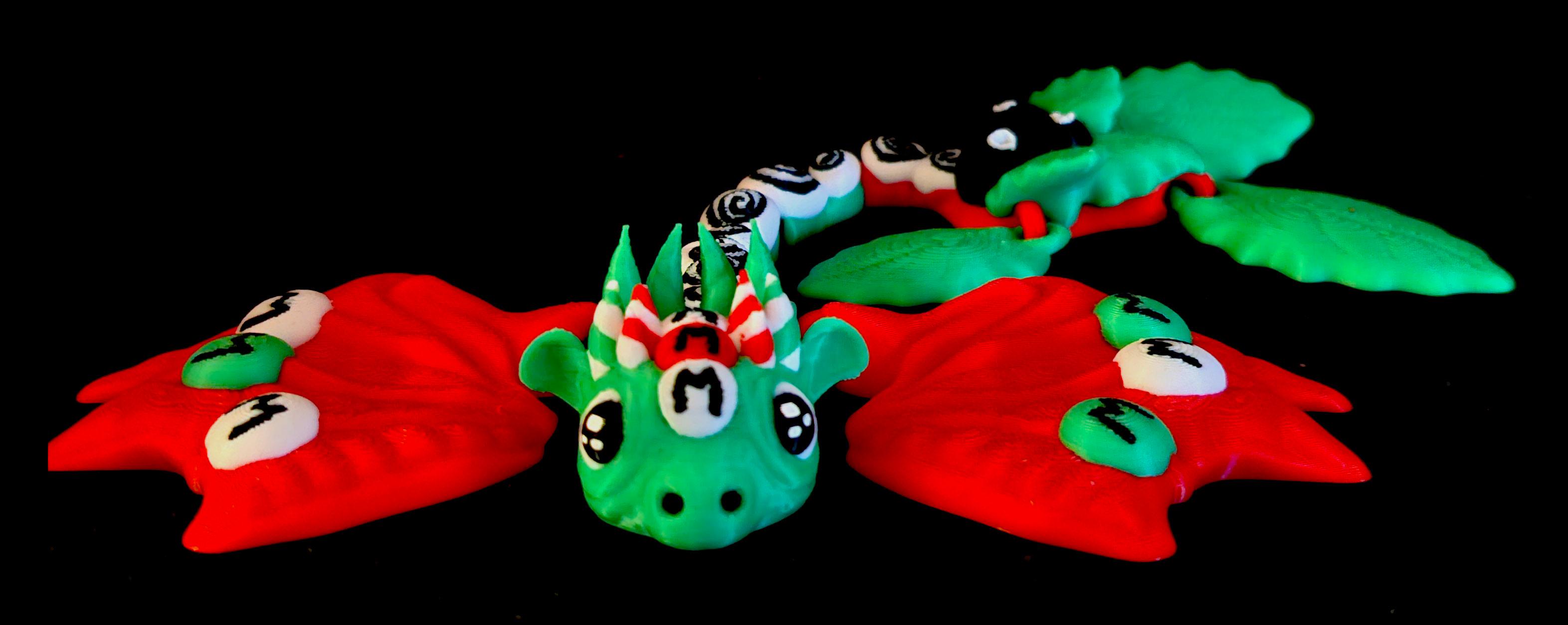 Candy Christmas Dragon *Commercial Version* 3d model