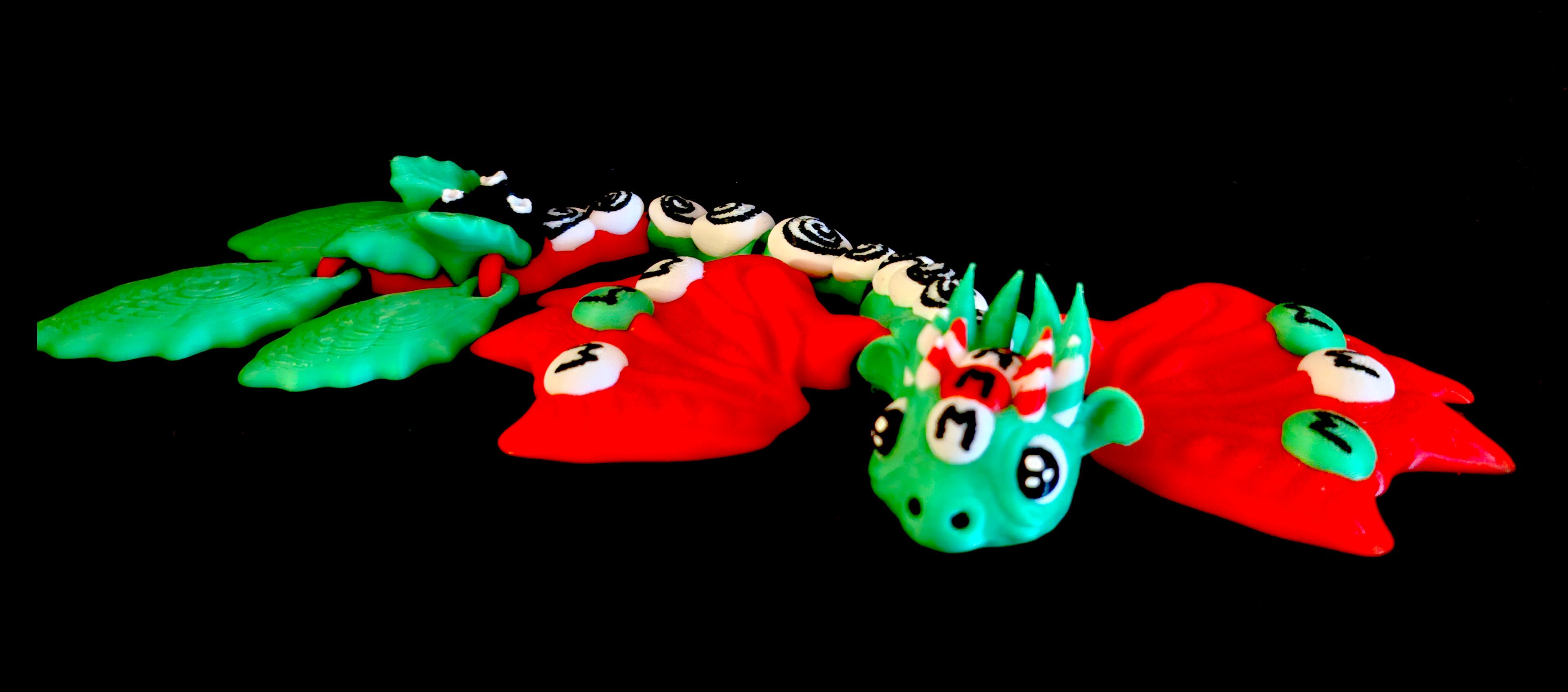 Candy Christmas Dragon *Commercial Version* 3d model