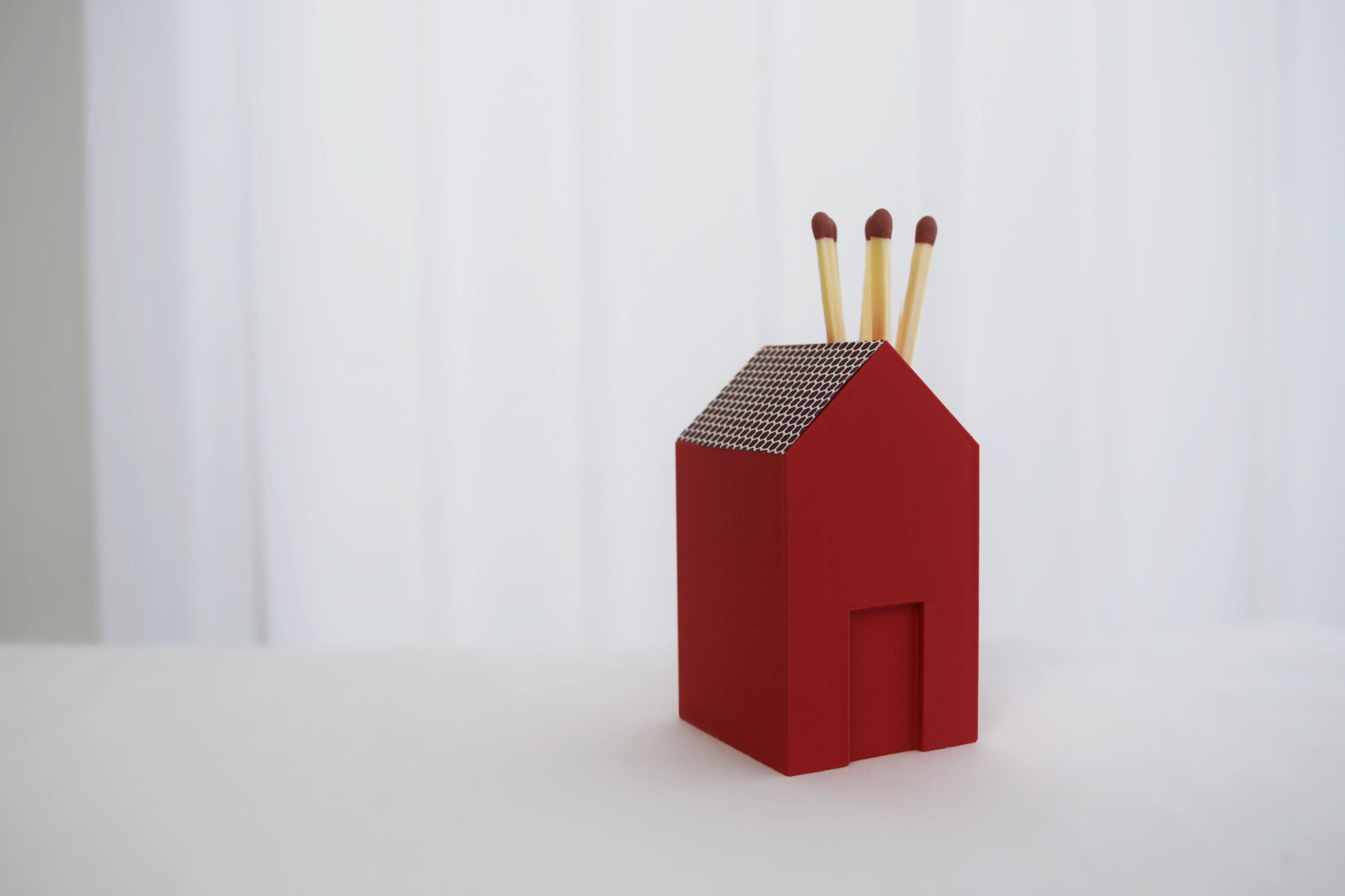 House Matches Holder 3d model