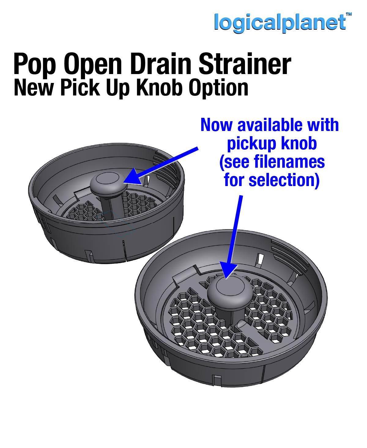 Pop Open Sink Drain Strainer 3d model