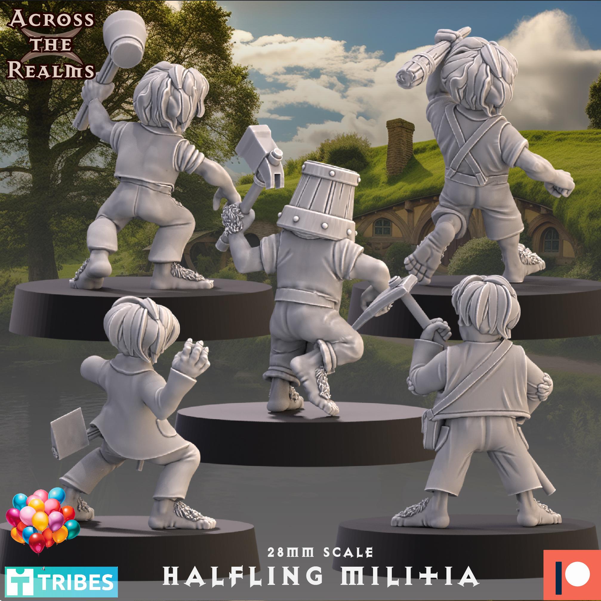 Halfling Militia 3d model