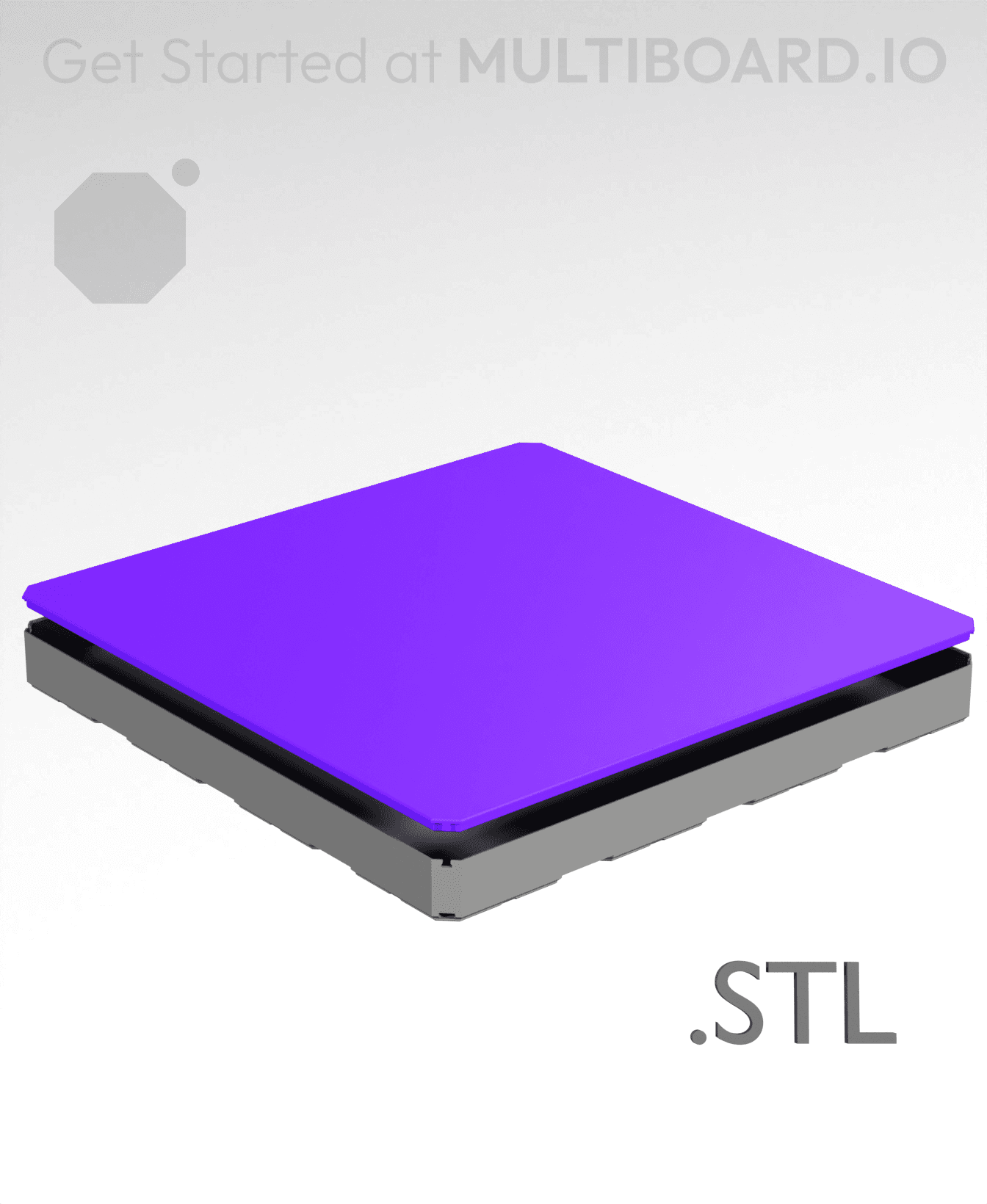 4x4 - Multibin Top - STL Remixing File 3d model